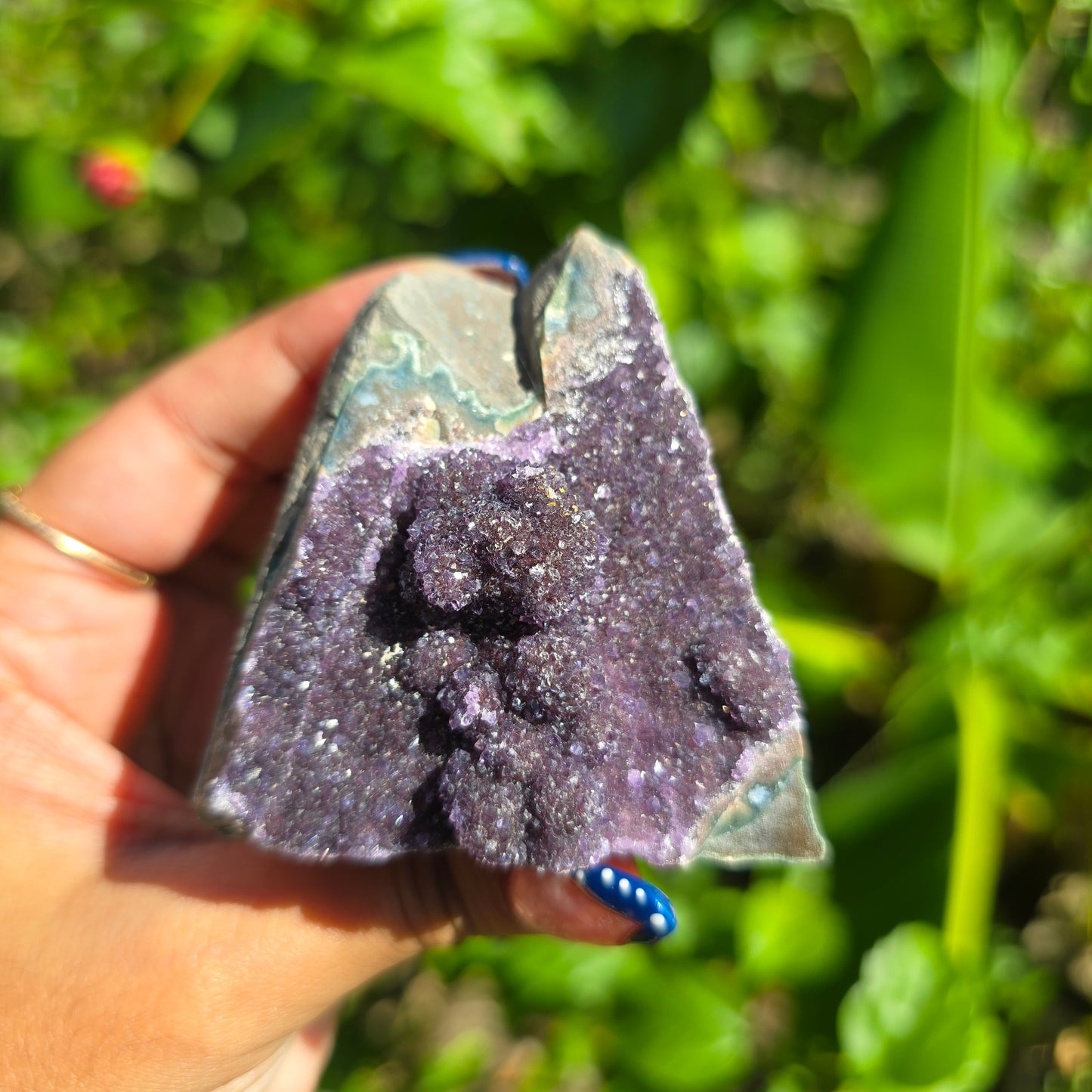 Rainbow Amethyst Cluster (Self-Standing) 154g