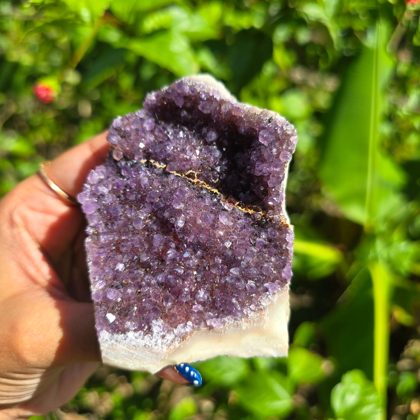 Rainbow Amethyst Cluster (Self-Standing) 255g