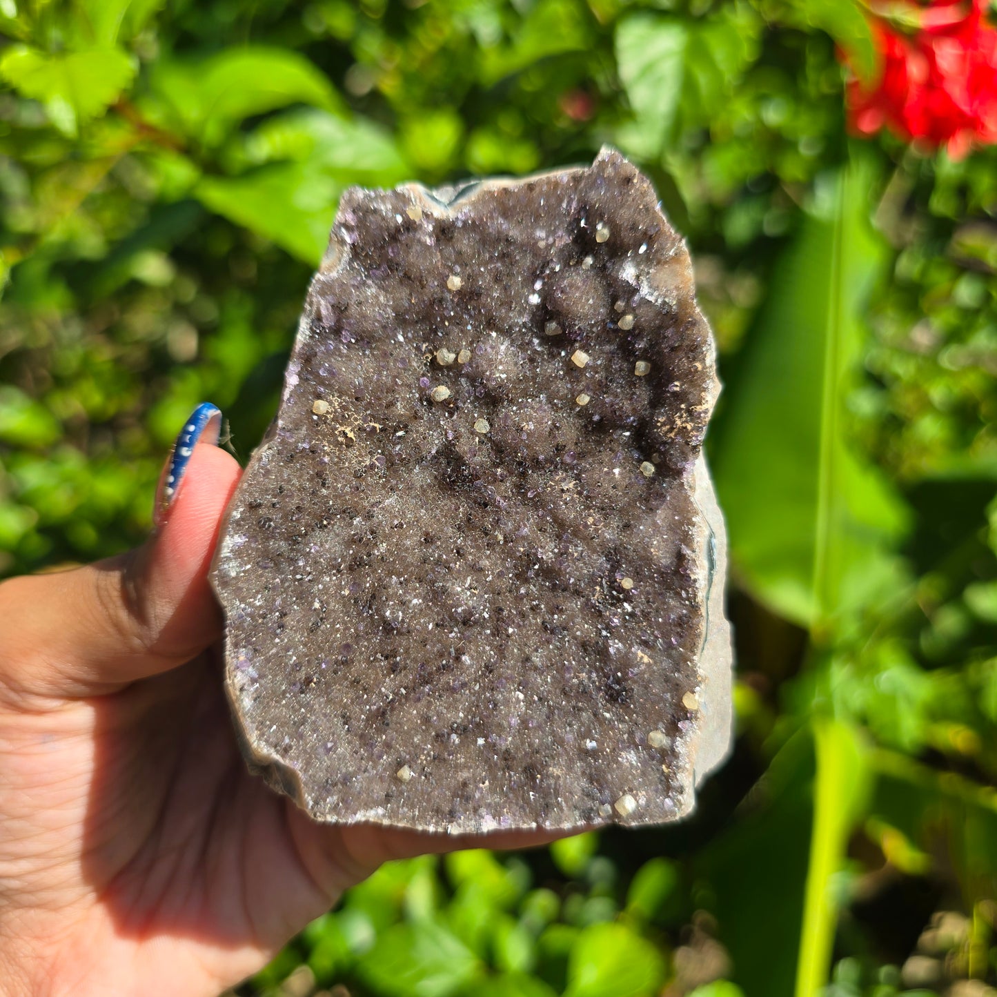 Rainbow Amethyst Cluster (Self-Standing) 249g