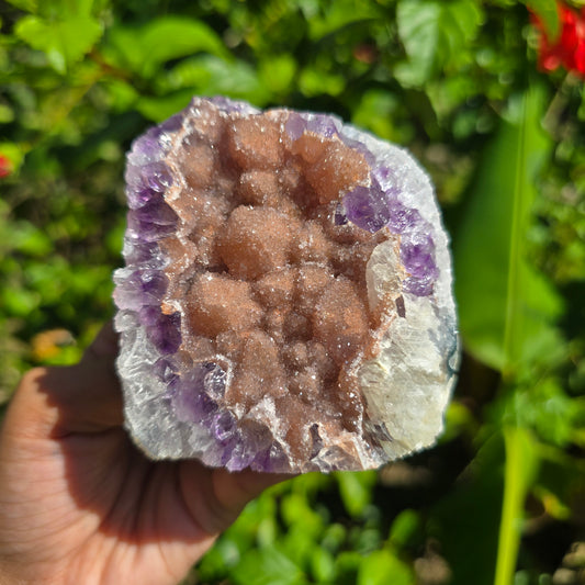 Rainbow Amethyst Cluster (Self-Standing) 361g
