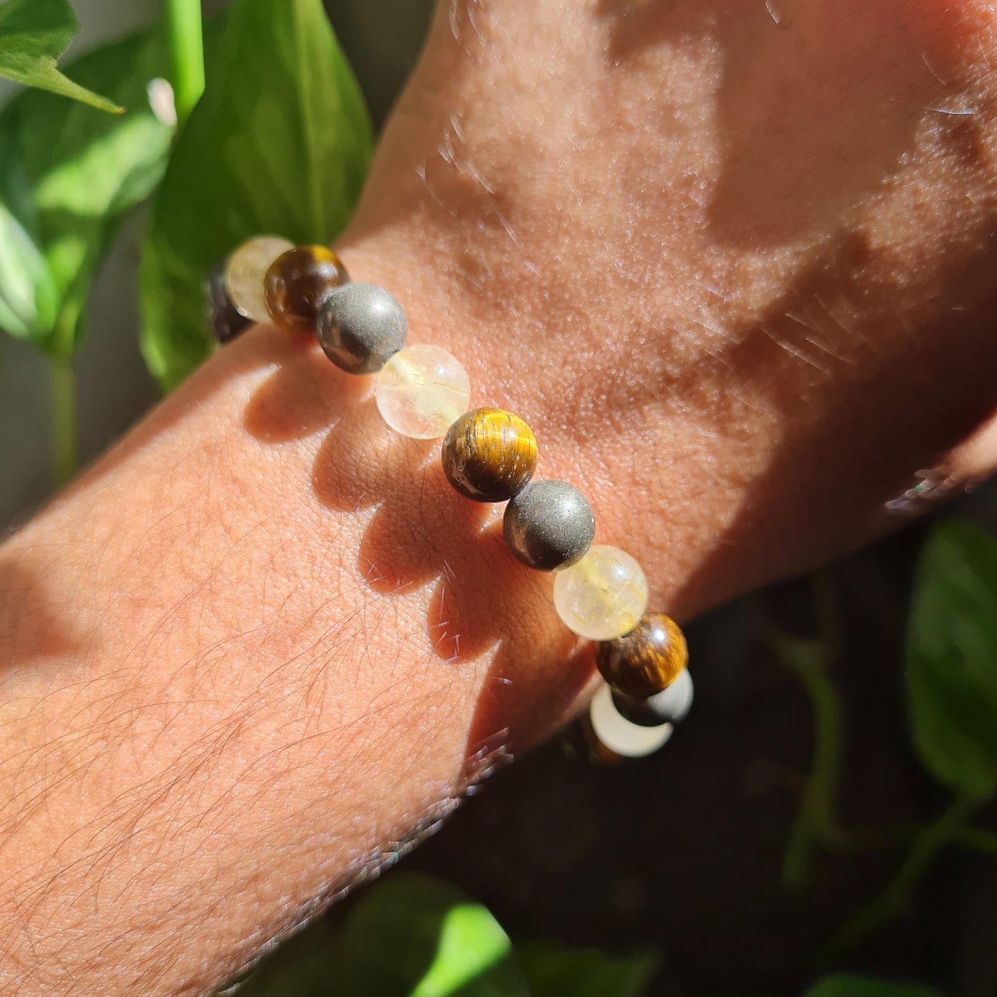 Solar Plexus Chakra Gemstone Bracelet (Manipura)