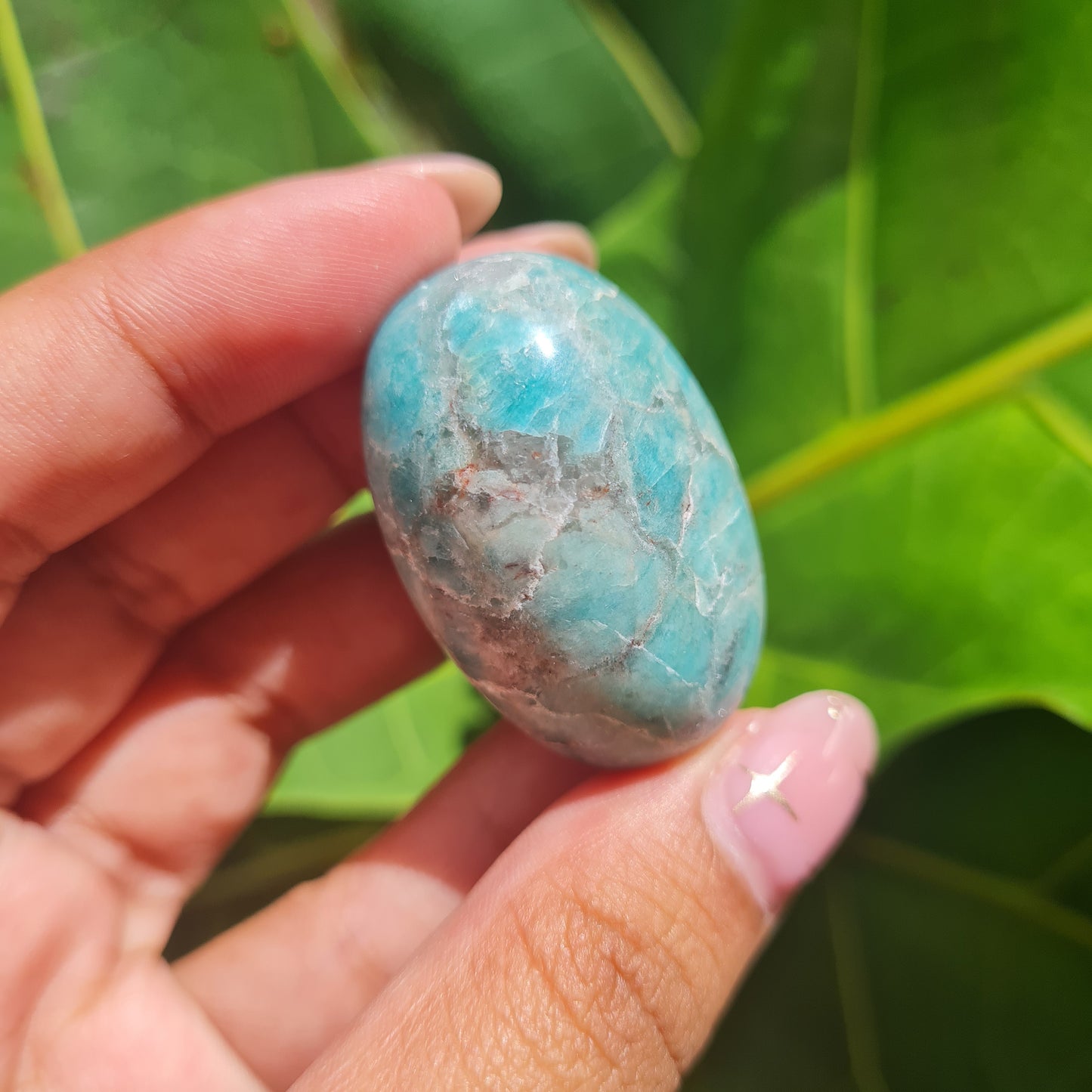 Smoky Amazonite Tumbled Stone