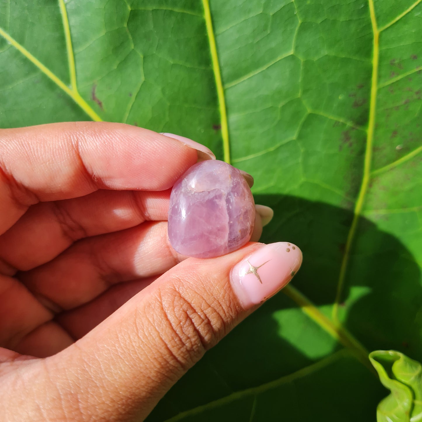 Lavender Rose Quartz Tumbled Stone