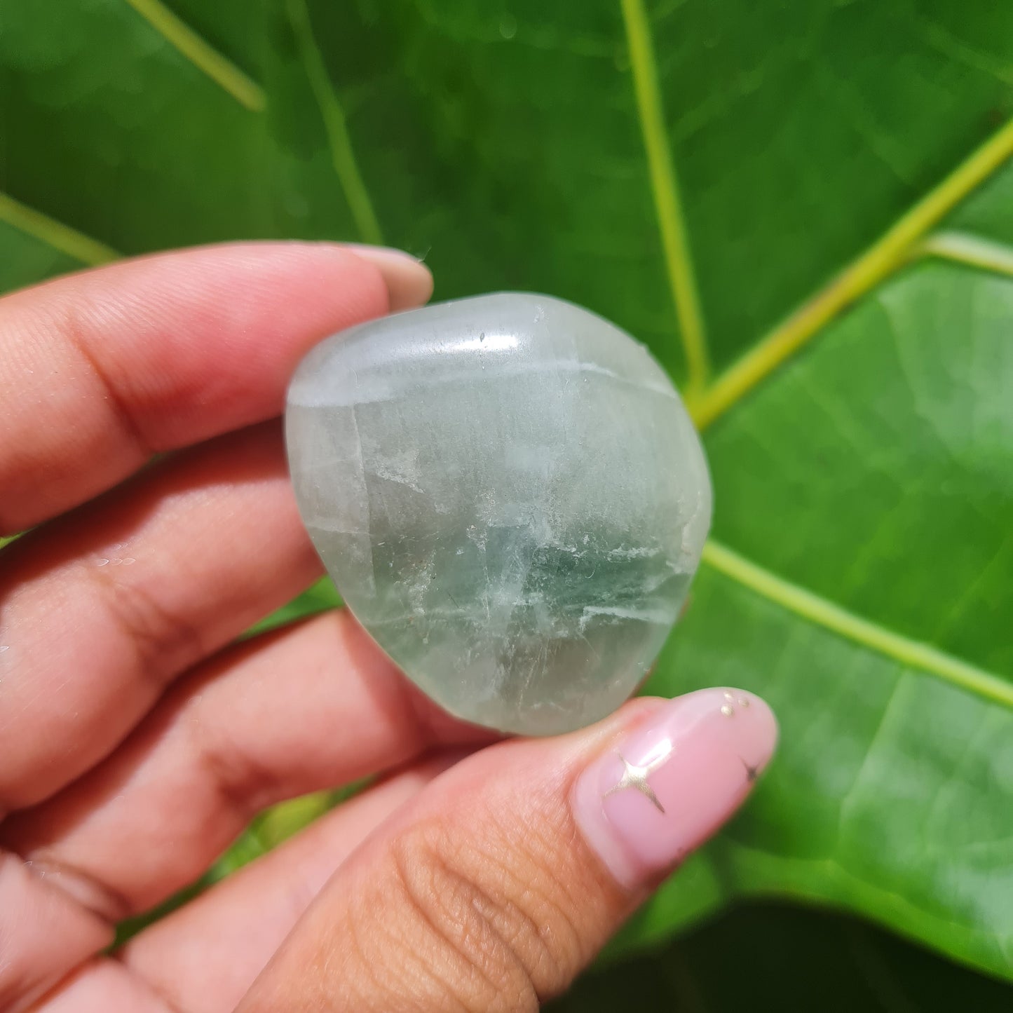 Green Fluorite Tumbled Stone