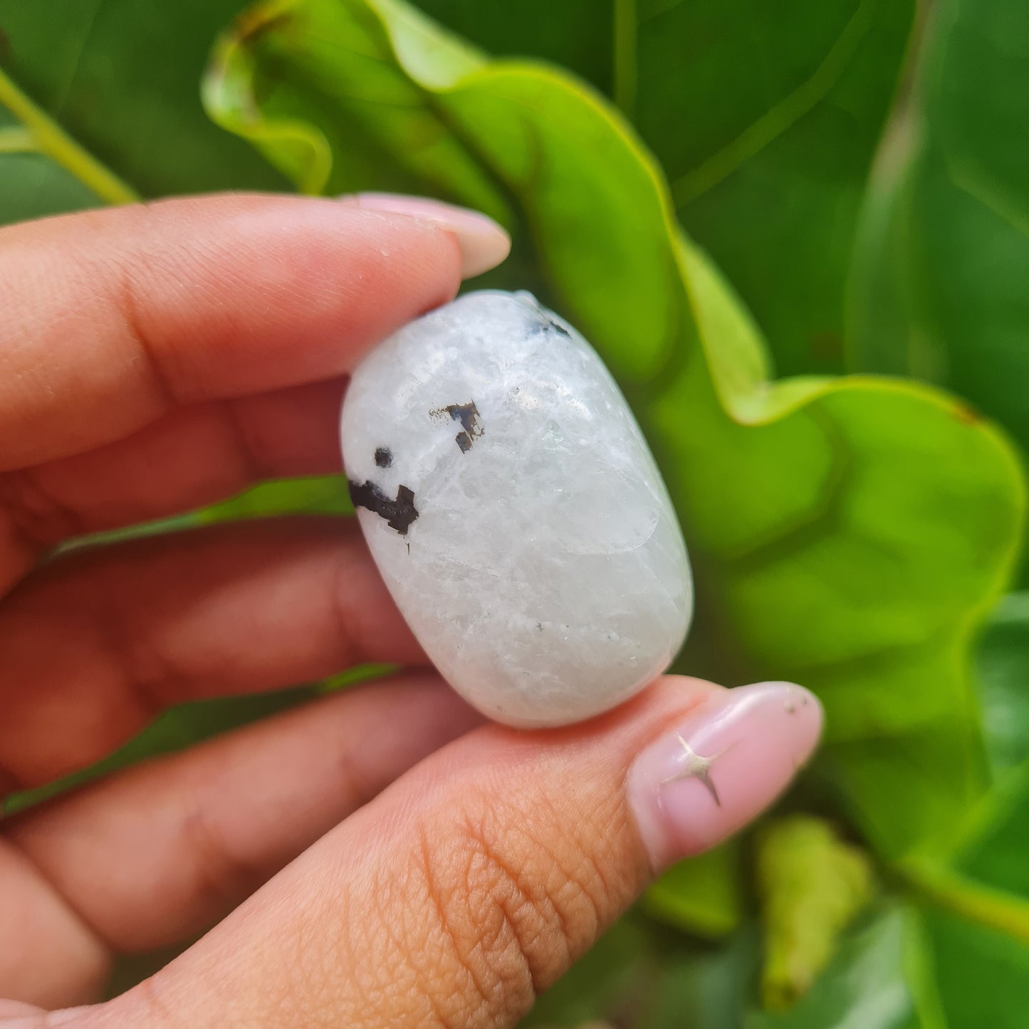 Rainbow Moonstone Tumbled Stone