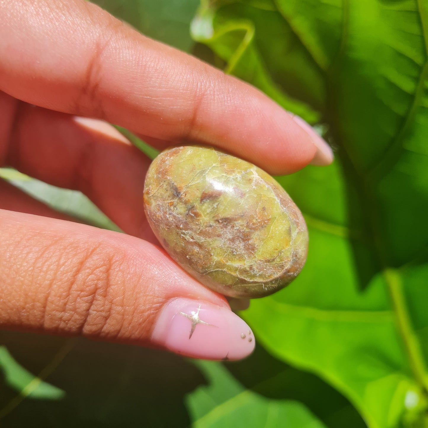 Green Opal Tumbled Stone
