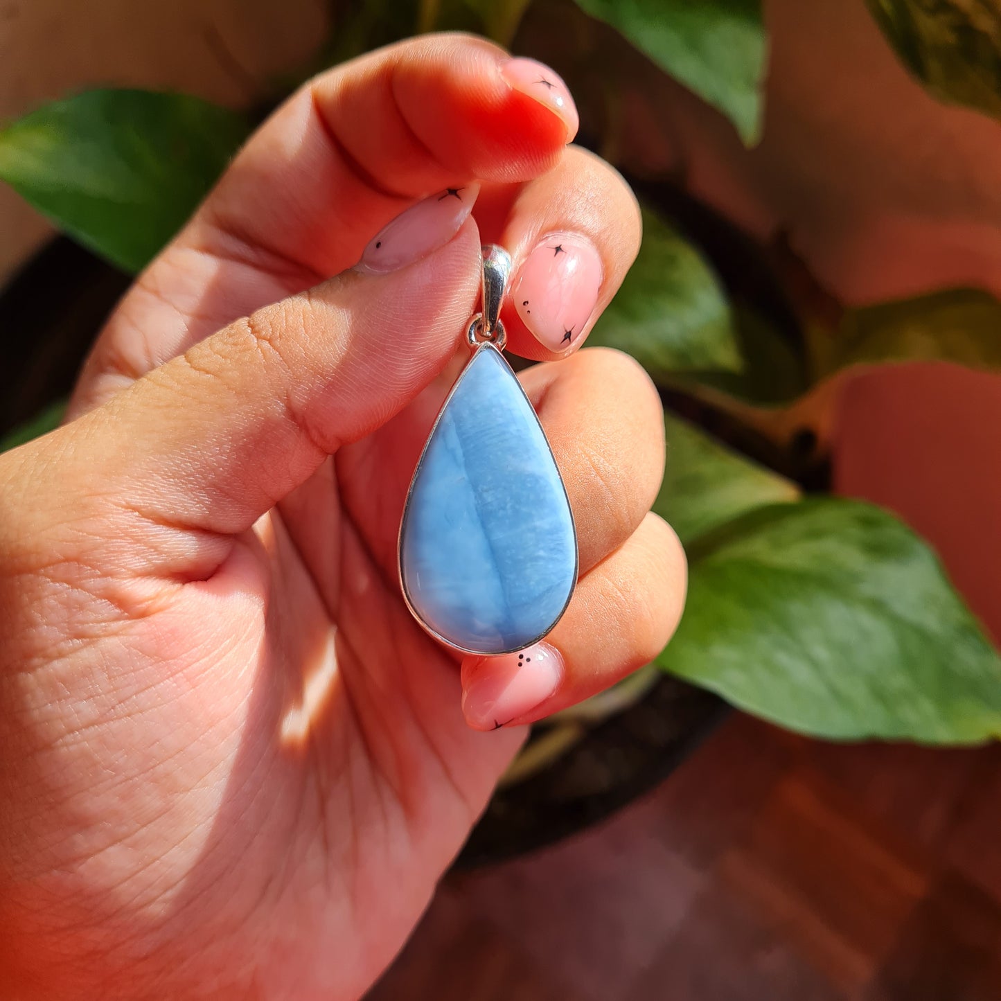 Owyhee Blue Opal Pendant