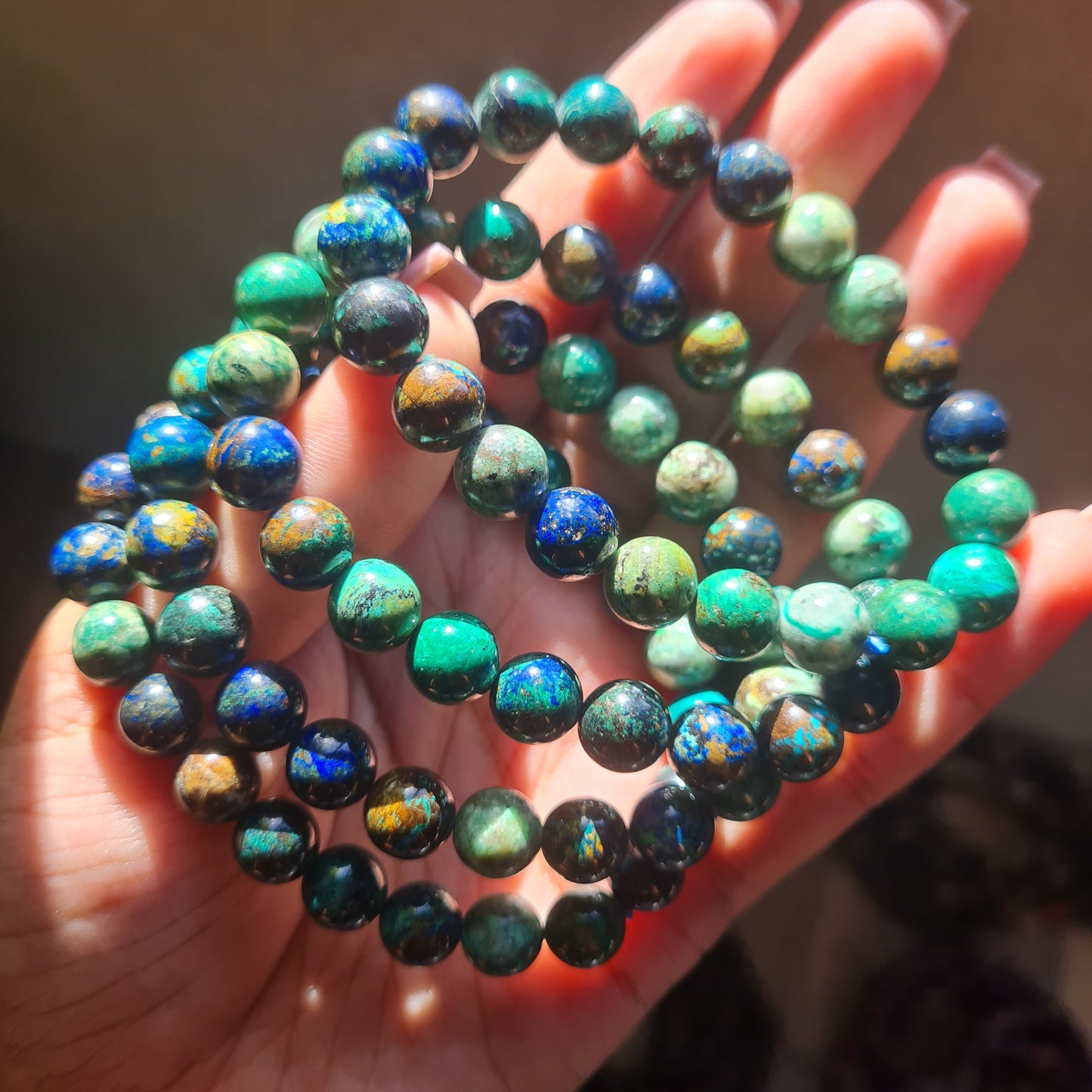 Chrysocolla Gemstone Bracelet