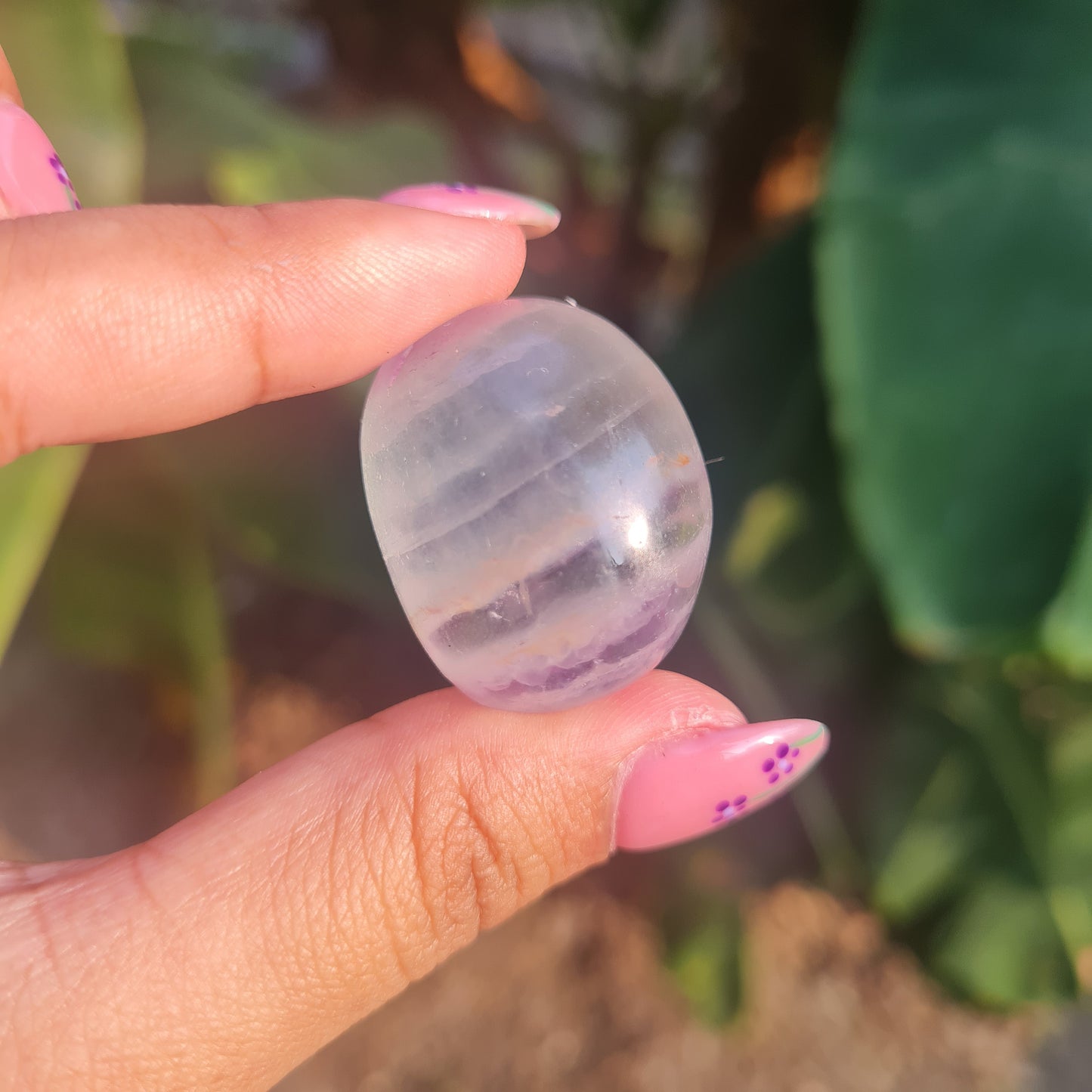 Rainbow Fluorite Tumbled Stone