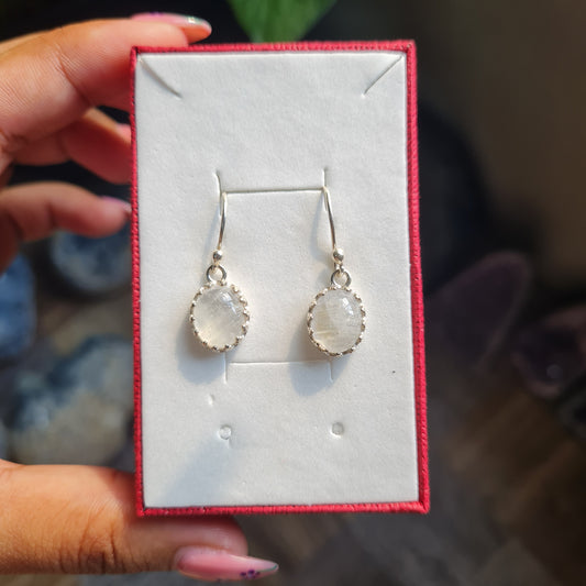 Moonstone Hanging Earrings