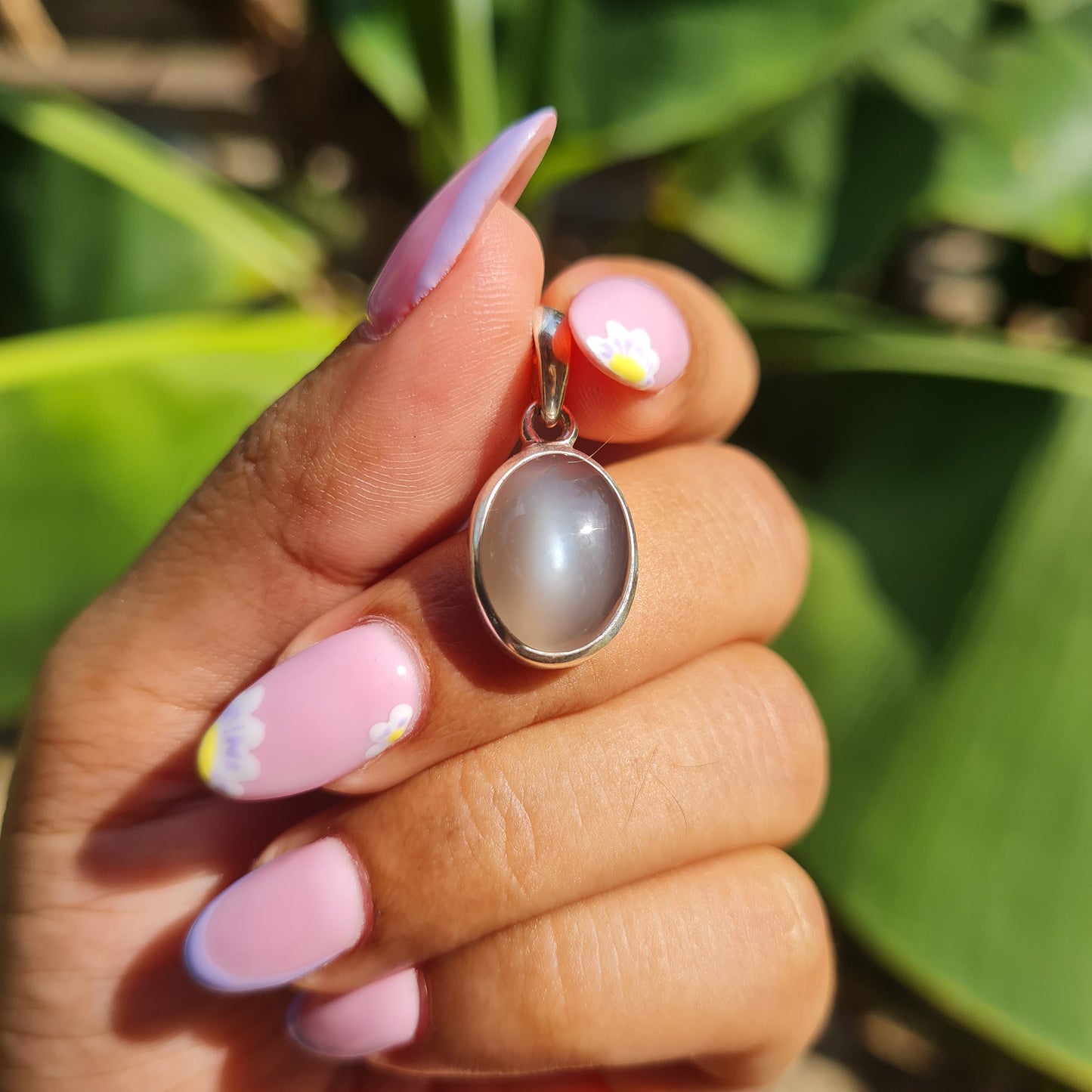 Gray Moonstone Pendant