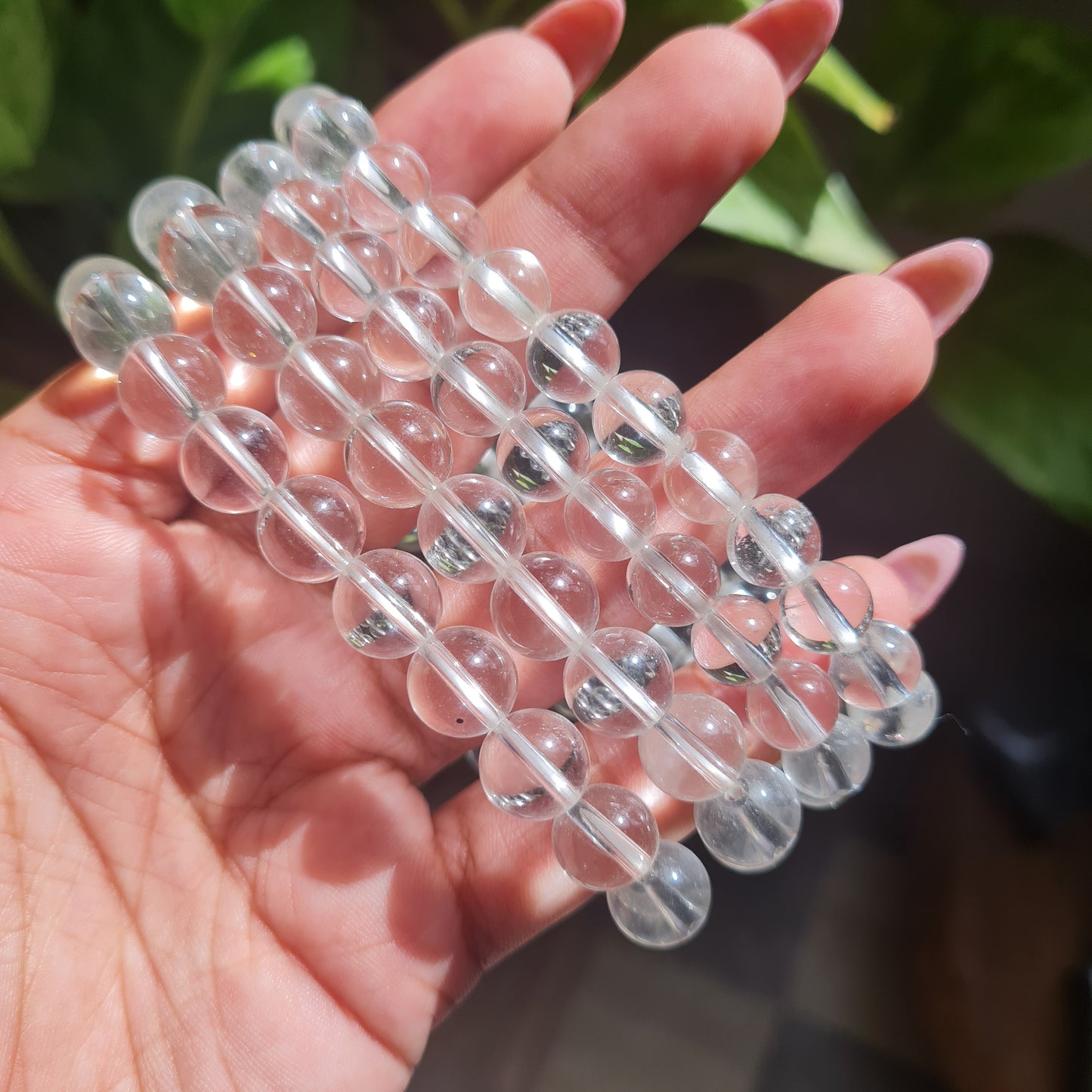 Clear Quartz Gemstone Bracelet