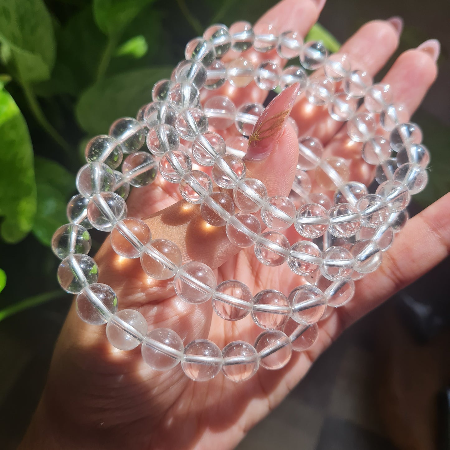 Clear Quartz Gemstone Bracelet