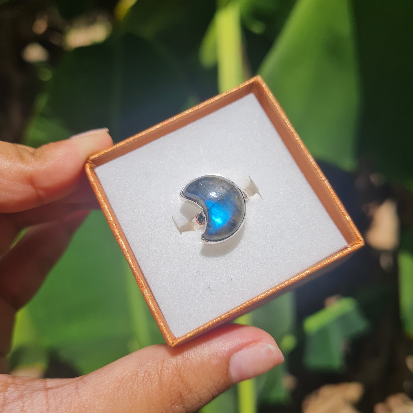 Labradorite Ring - Size 7