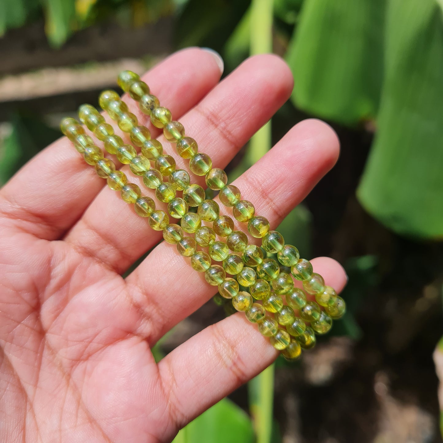 Peridot Gemstone Bracelet