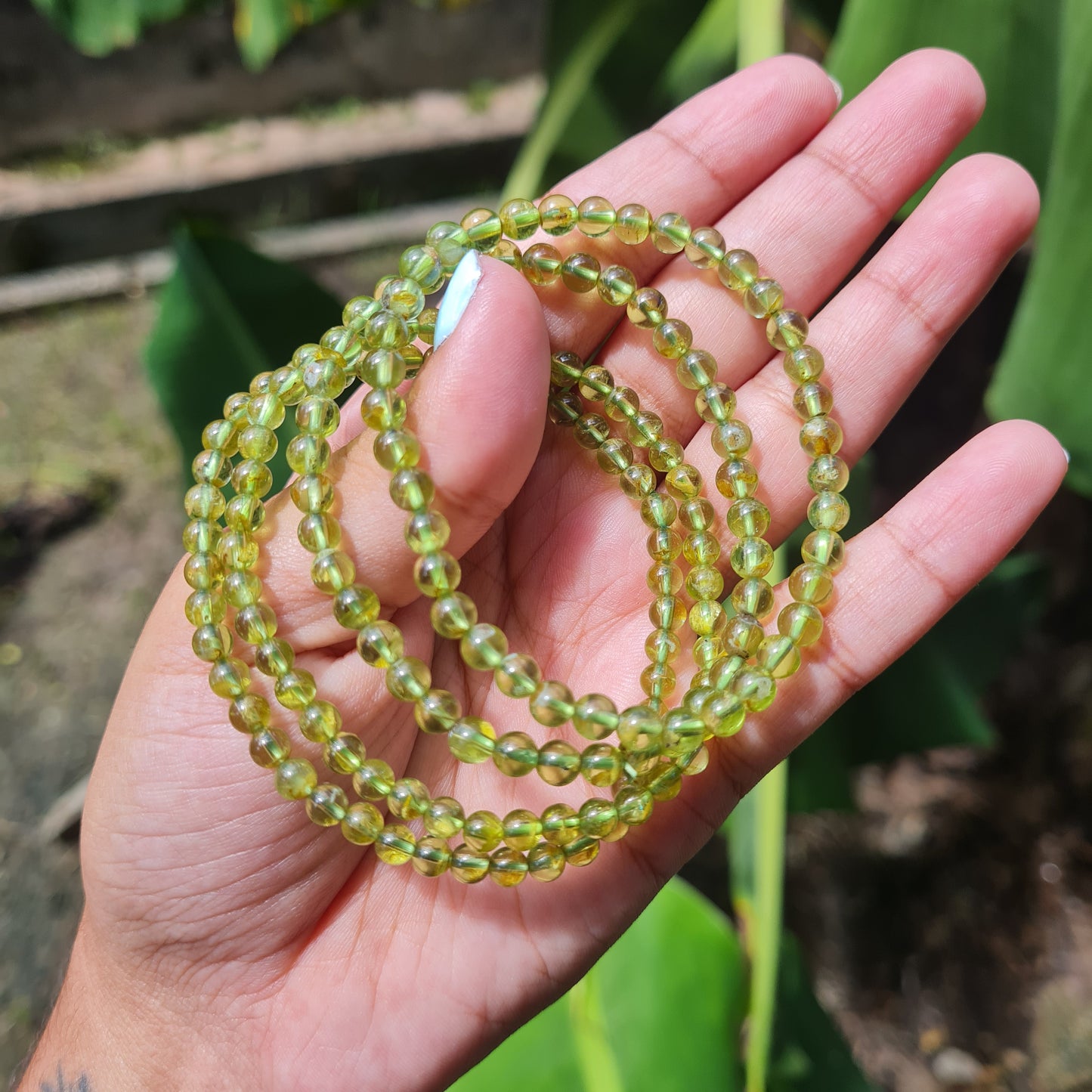 Peridot Gemstone Bracelet