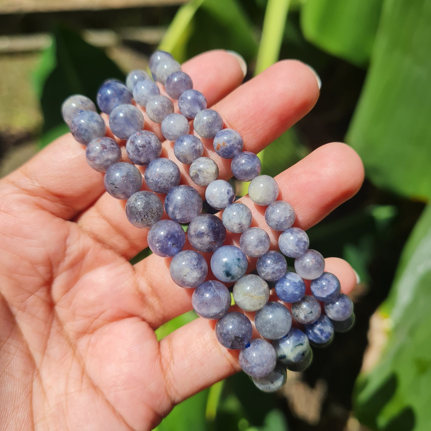 Iolite Gemstone Bracelet