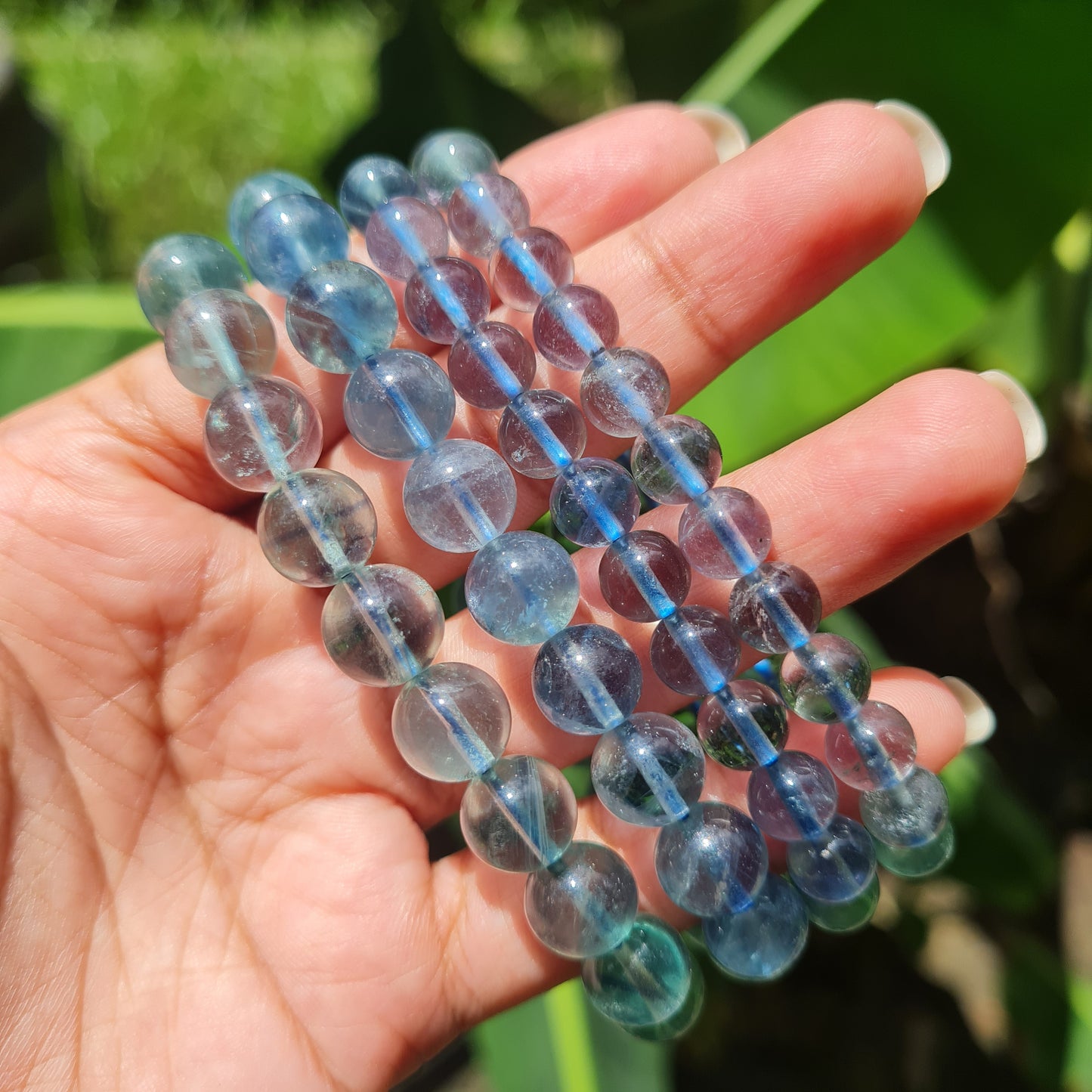 Blue Fluorite Gemstone Bracelet