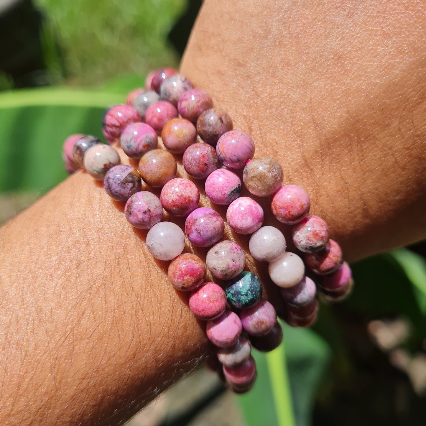 Cobaltoan Calcite Gemstone Bracelet