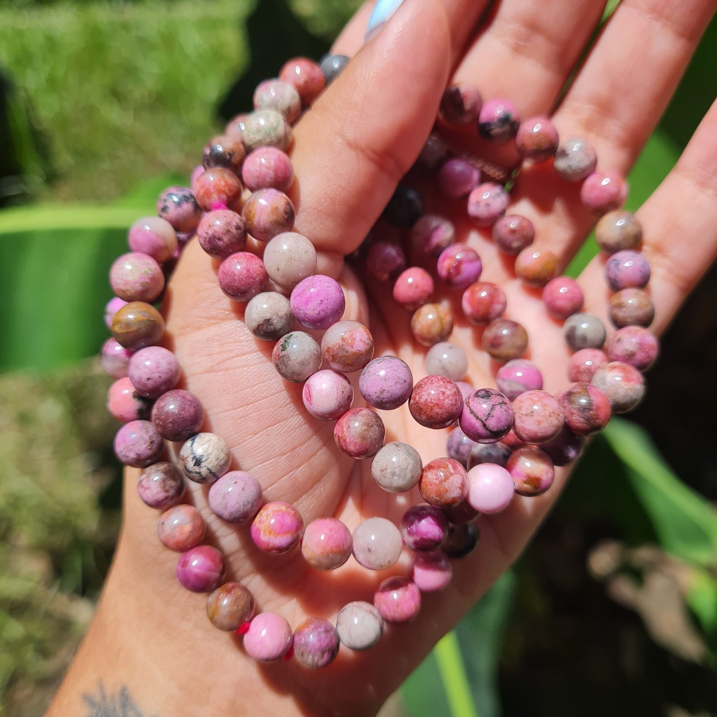 Cobaltoan Calcite Gemstone Bracelet