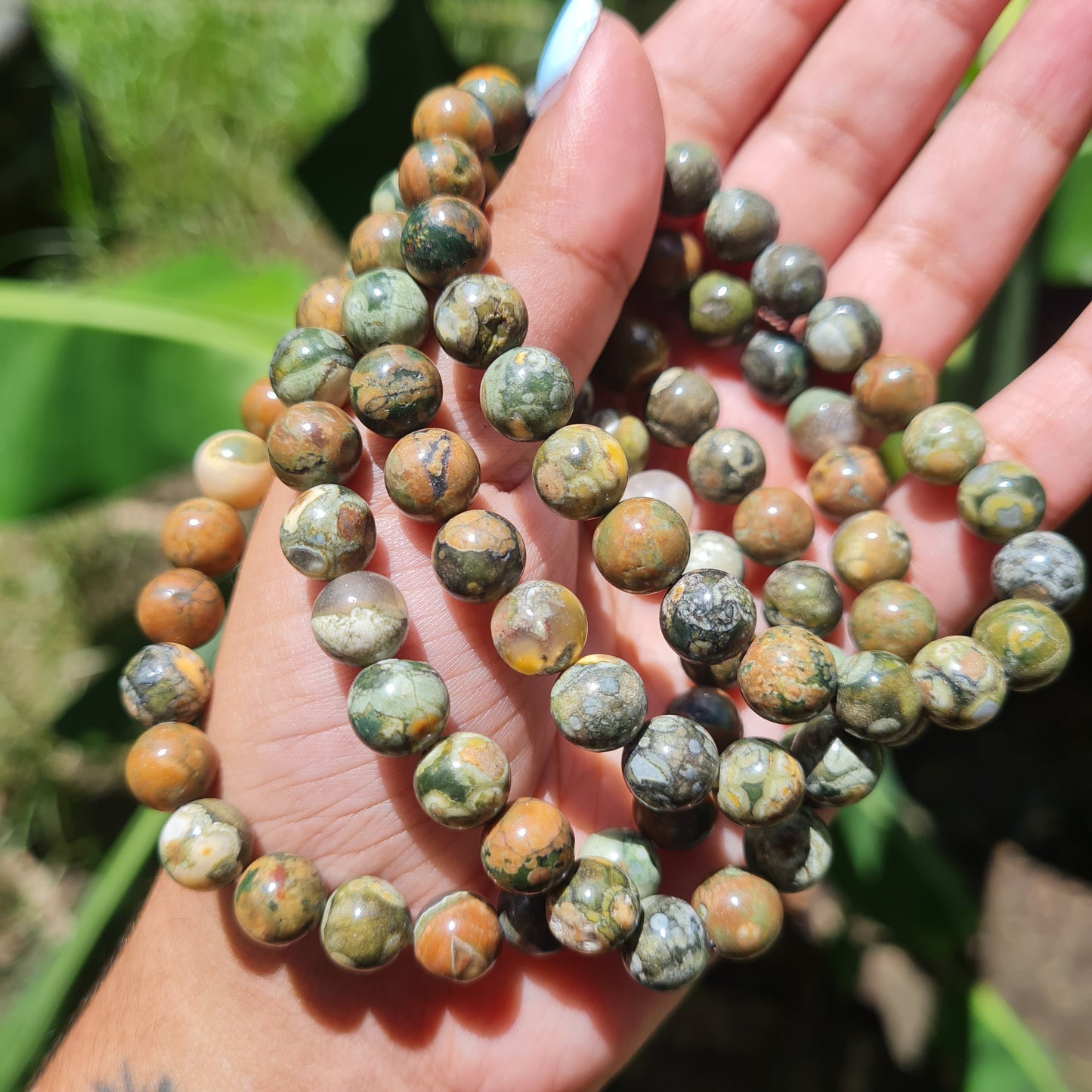 Rhyolite Gemstone Bracelet