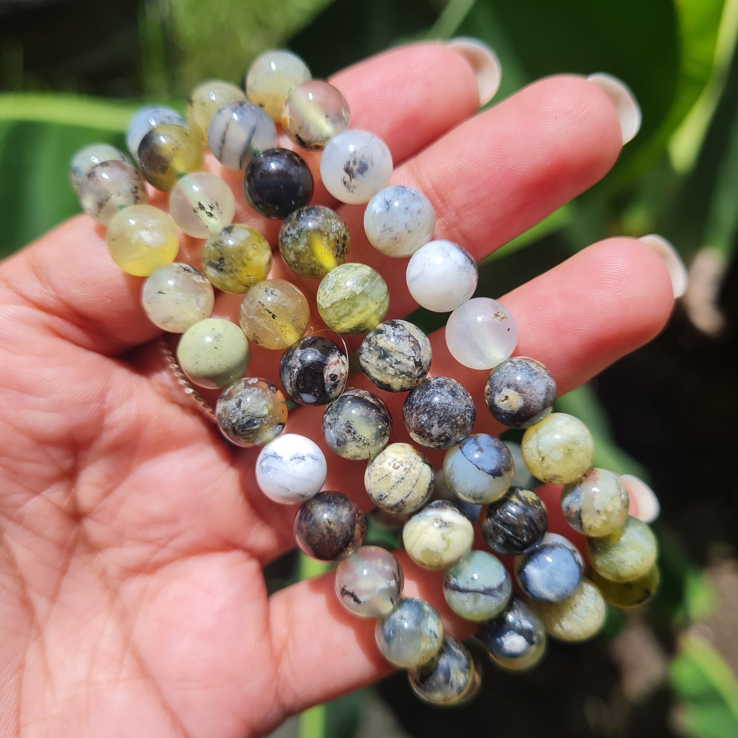 Green Opal Gemstone Bracelet