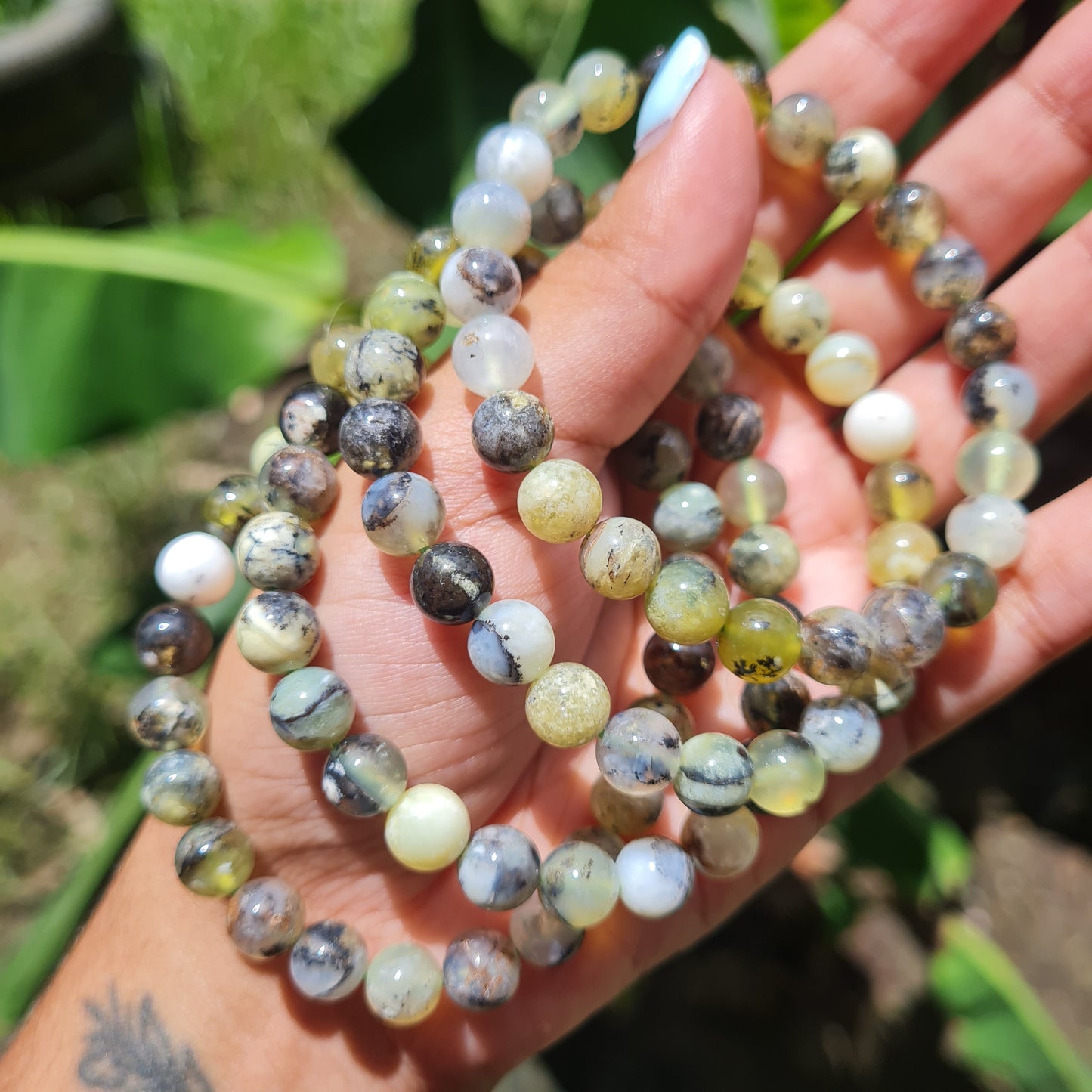 Green Opal Gemstone Bracelet