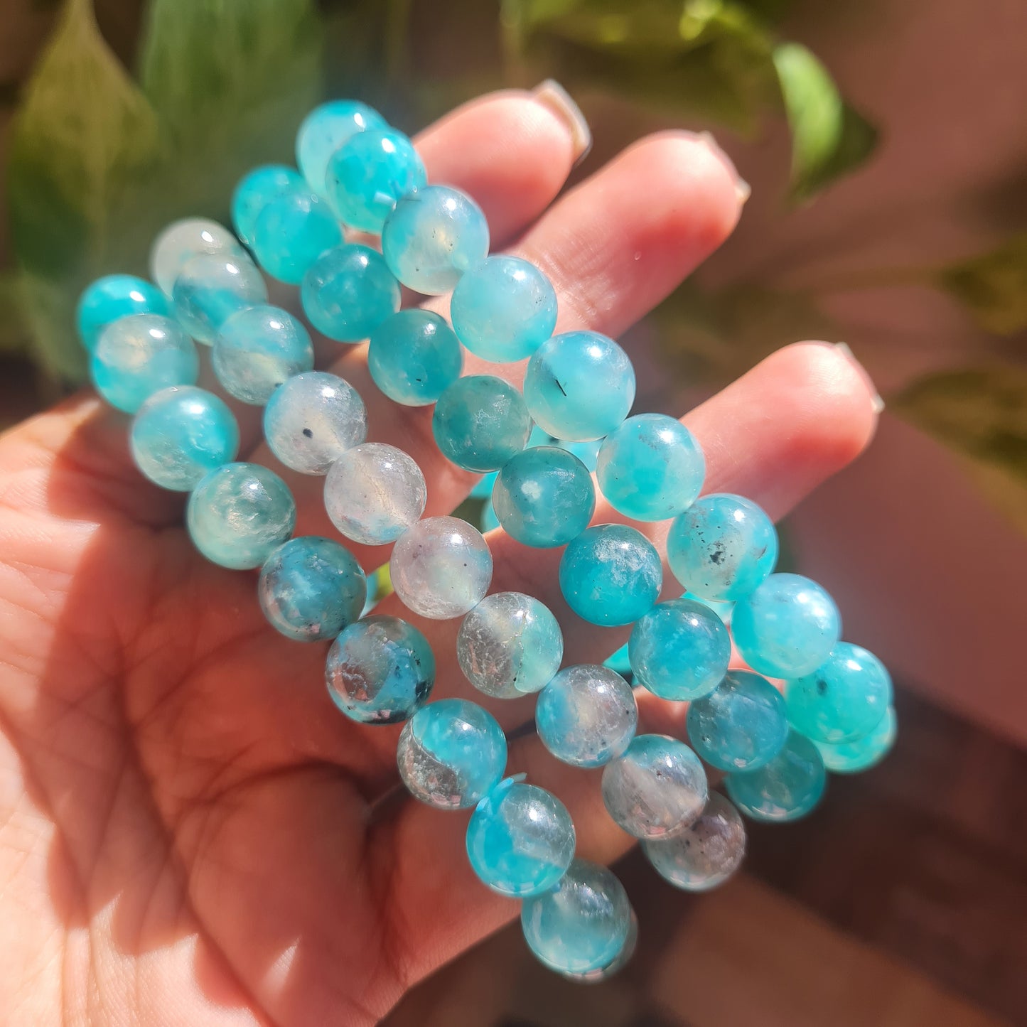 Smoky Amazonite Gemstone Bracelet