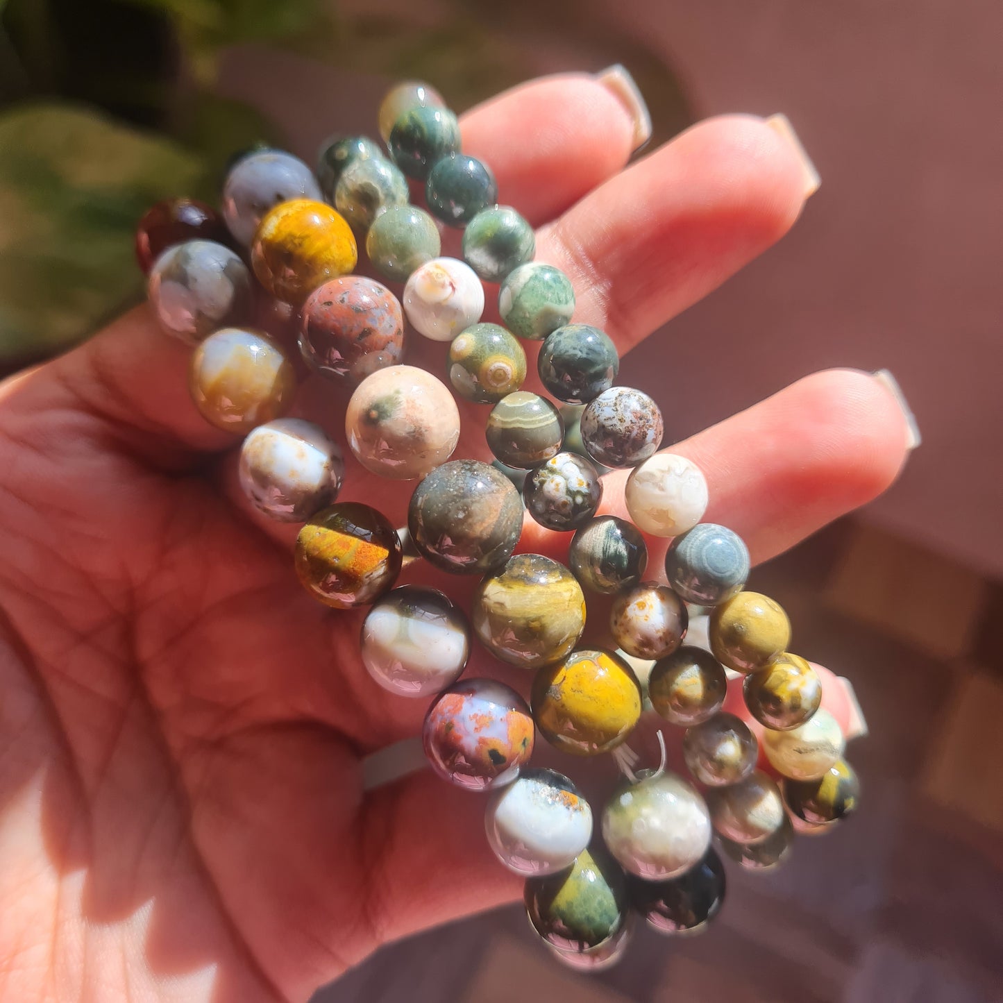 8th Vein Ocean Jasper Gemstone Bracelet
