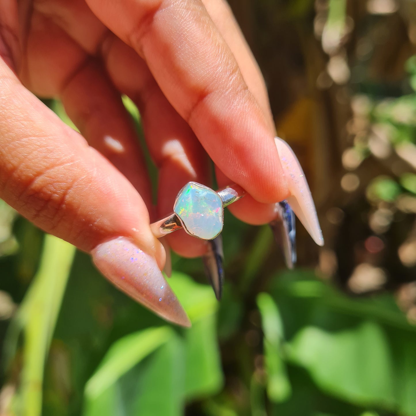 Ethiopian Opal Ring - Size 7.5