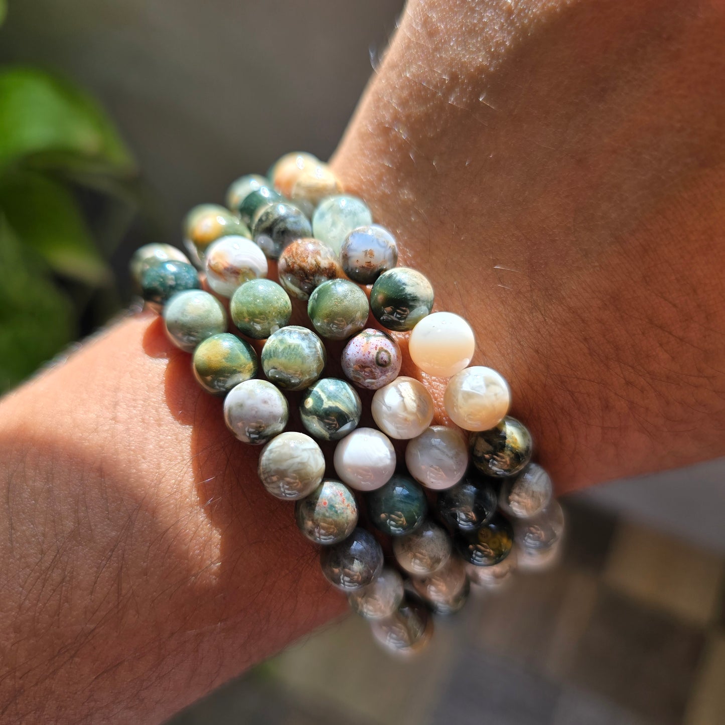 8th Vein Ocean Jasper Gemstone Bracelet