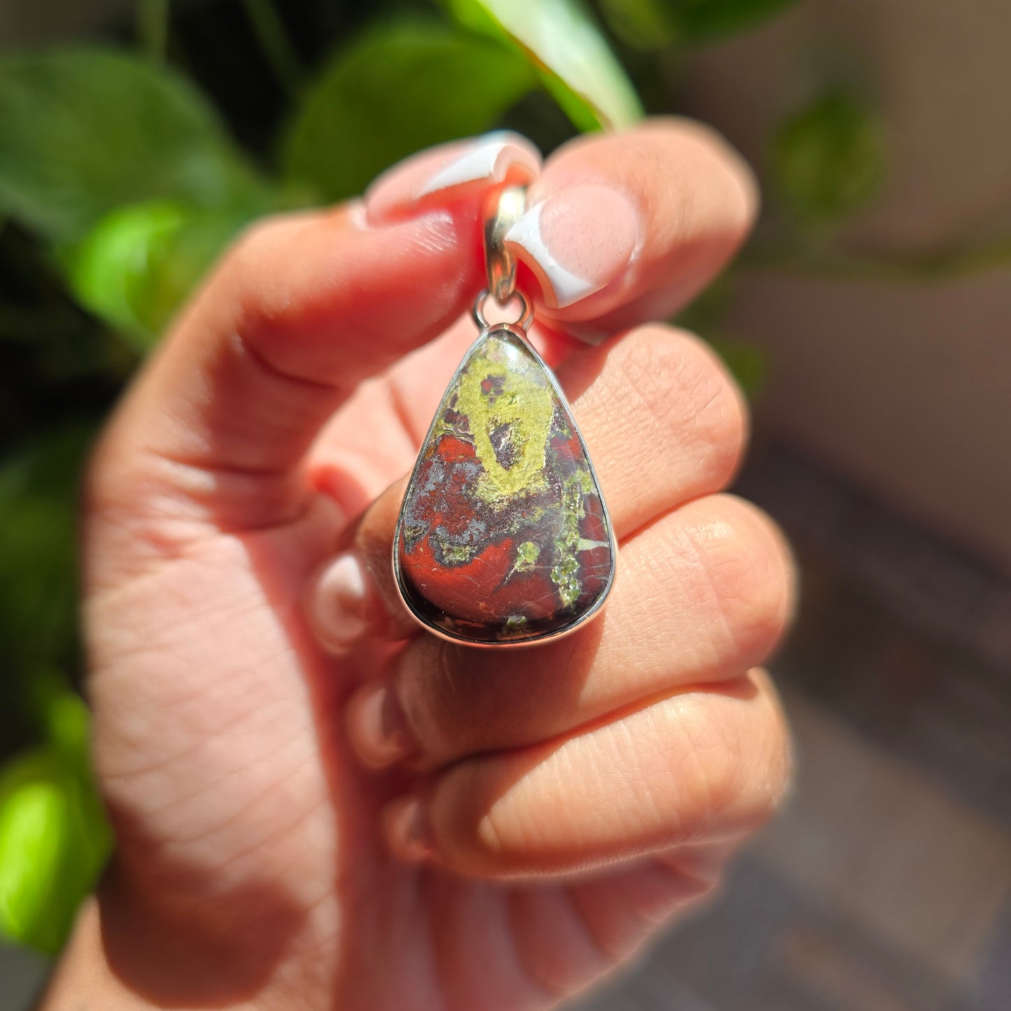 Dragon Blood Jasper Pendant