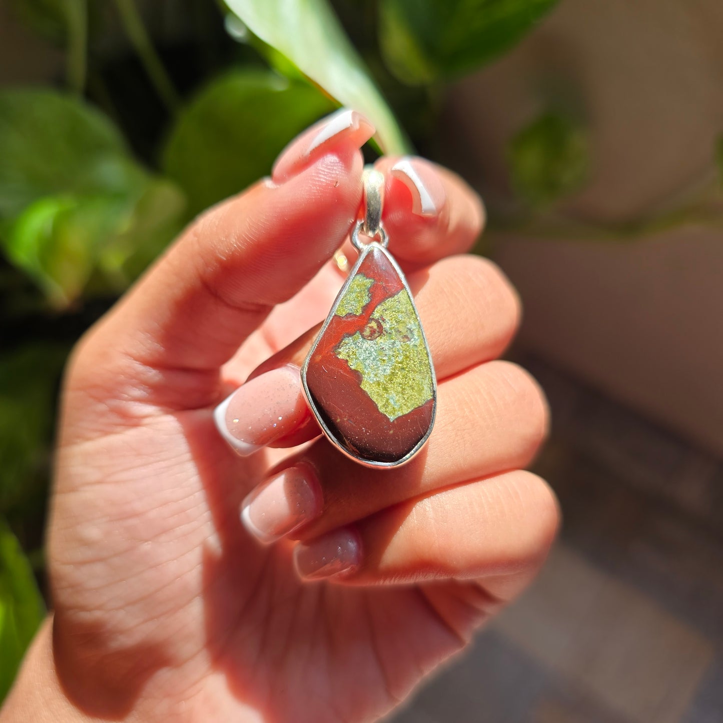 Dragon Blood Jasper Pendant