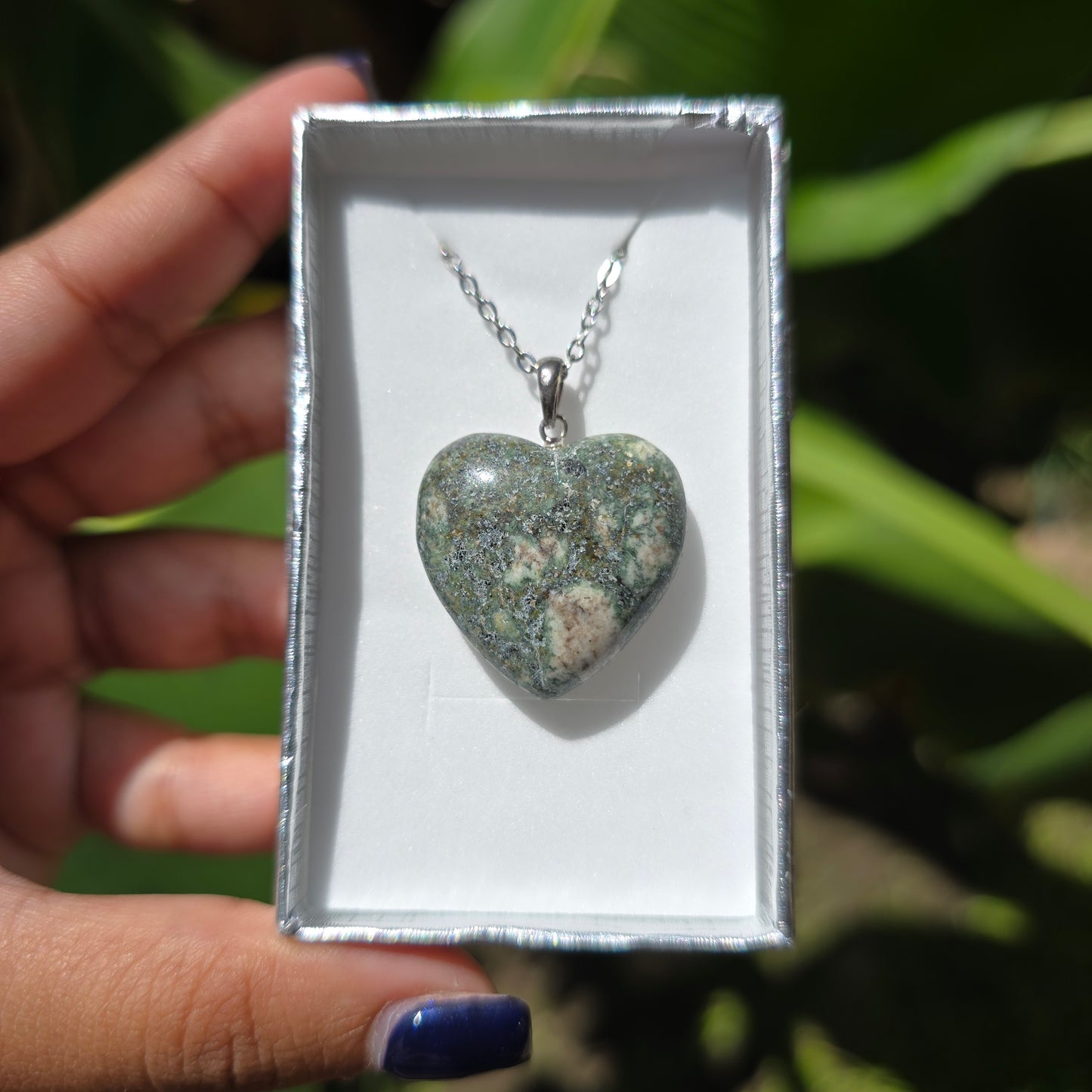Preseli Bluestone Heart Necklace
