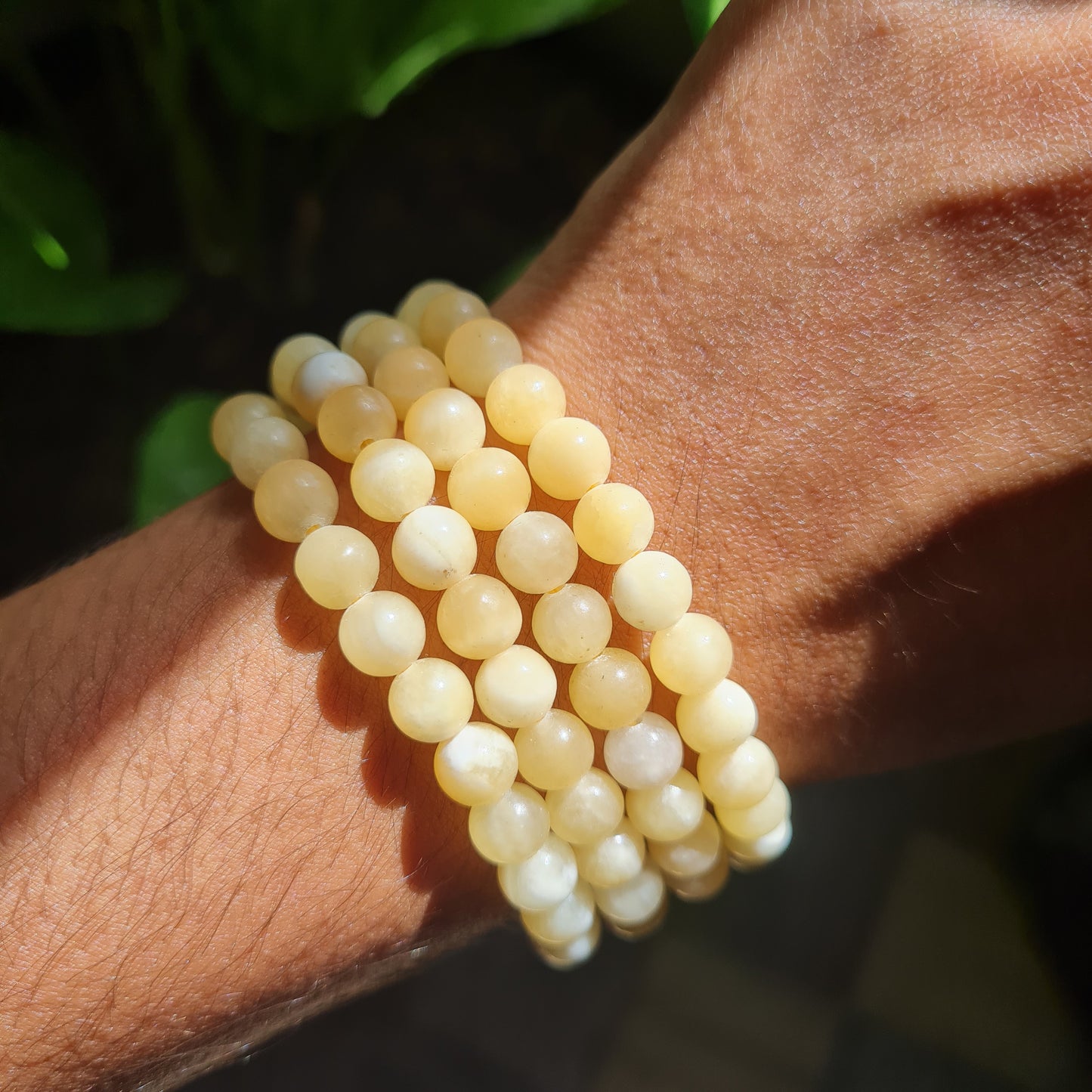 Yellow Calcite Gemstone Bracelet