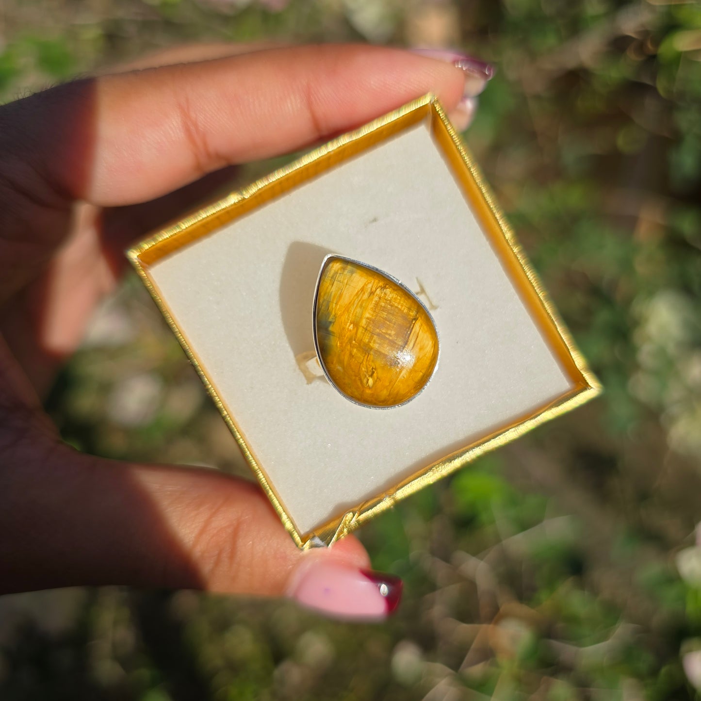 Nellite Gemstone Ring - Size 9