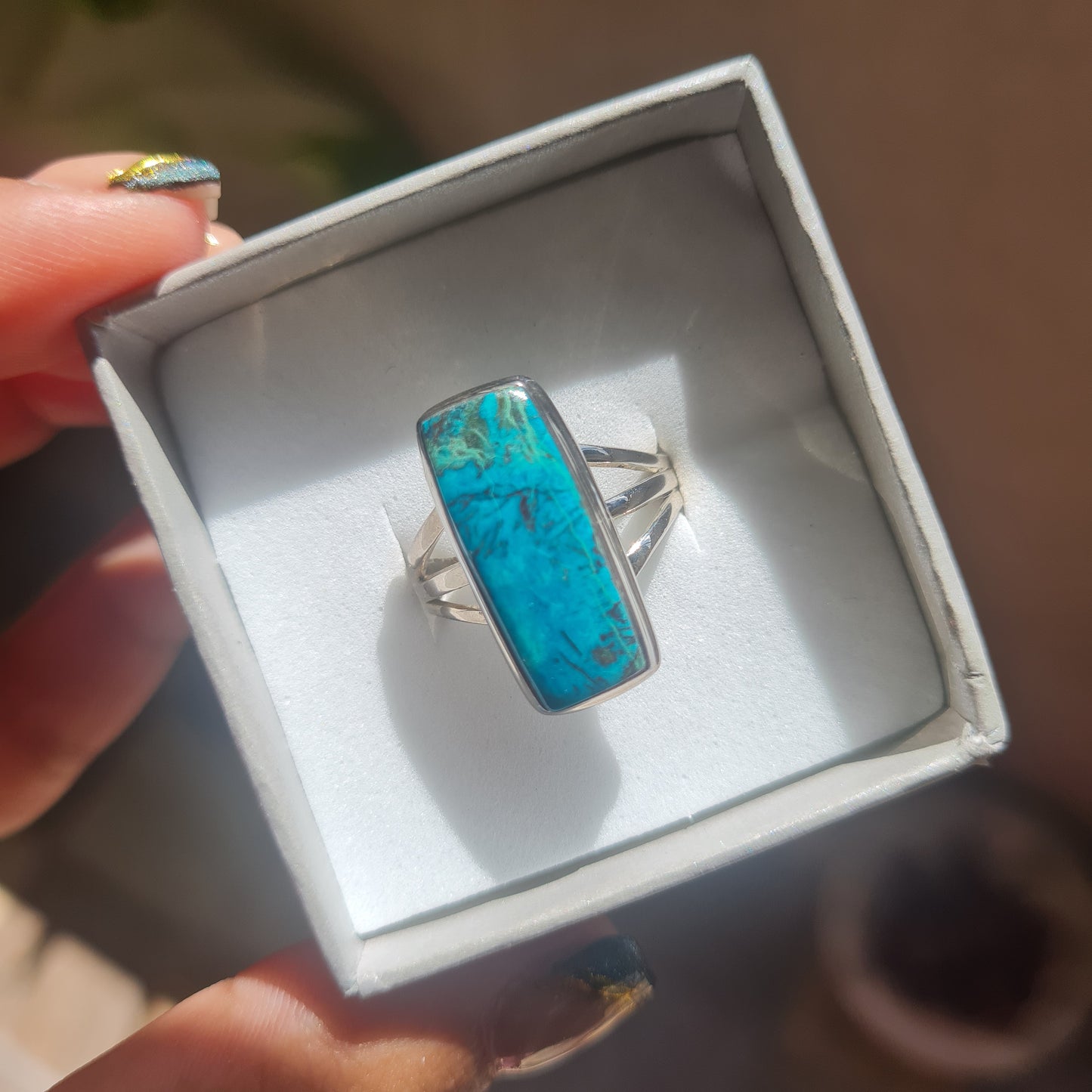 Chrysocolla Ring - Size 8