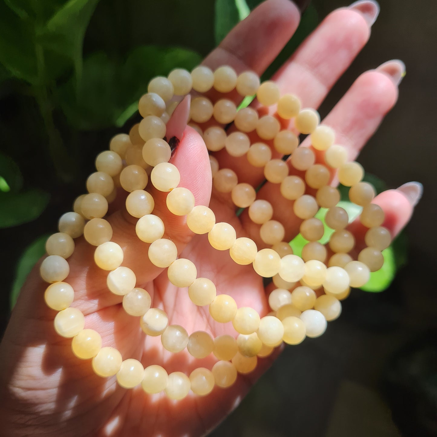 Yellow Calcite Gemstone Bracelet