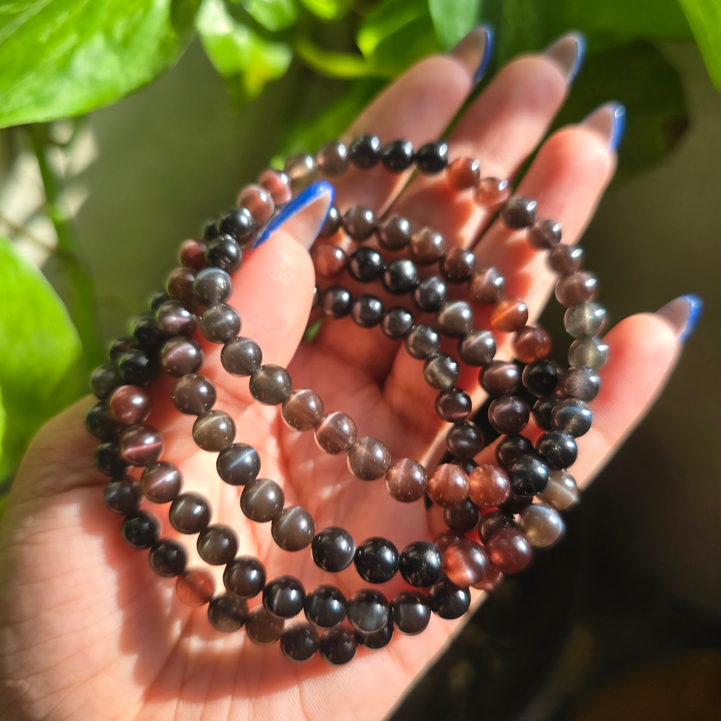Scapolite Gemstone Bracelet (Cat's Eye)