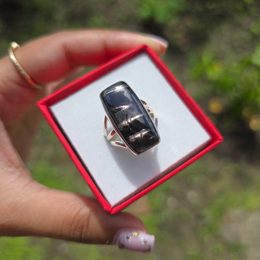 Hypersthene Ring - Size 8
