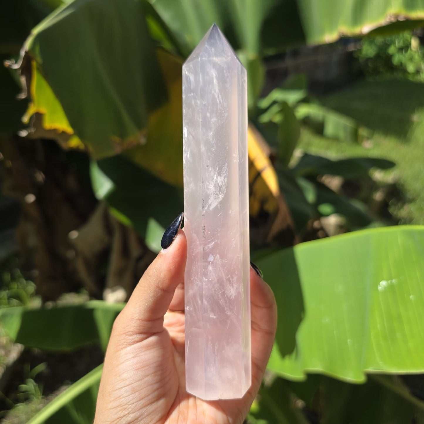 Rose Quartz Gemstone Tower