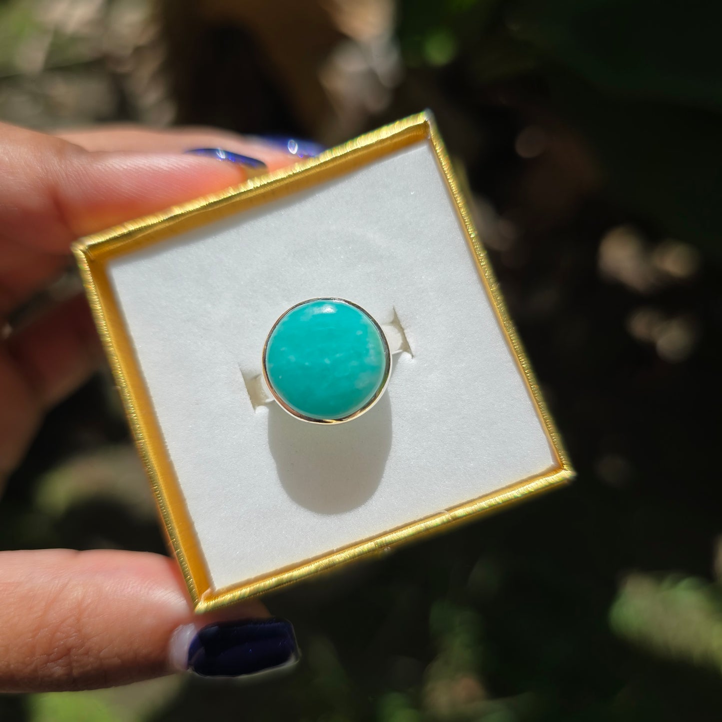 Amazonite Ring - Size 7