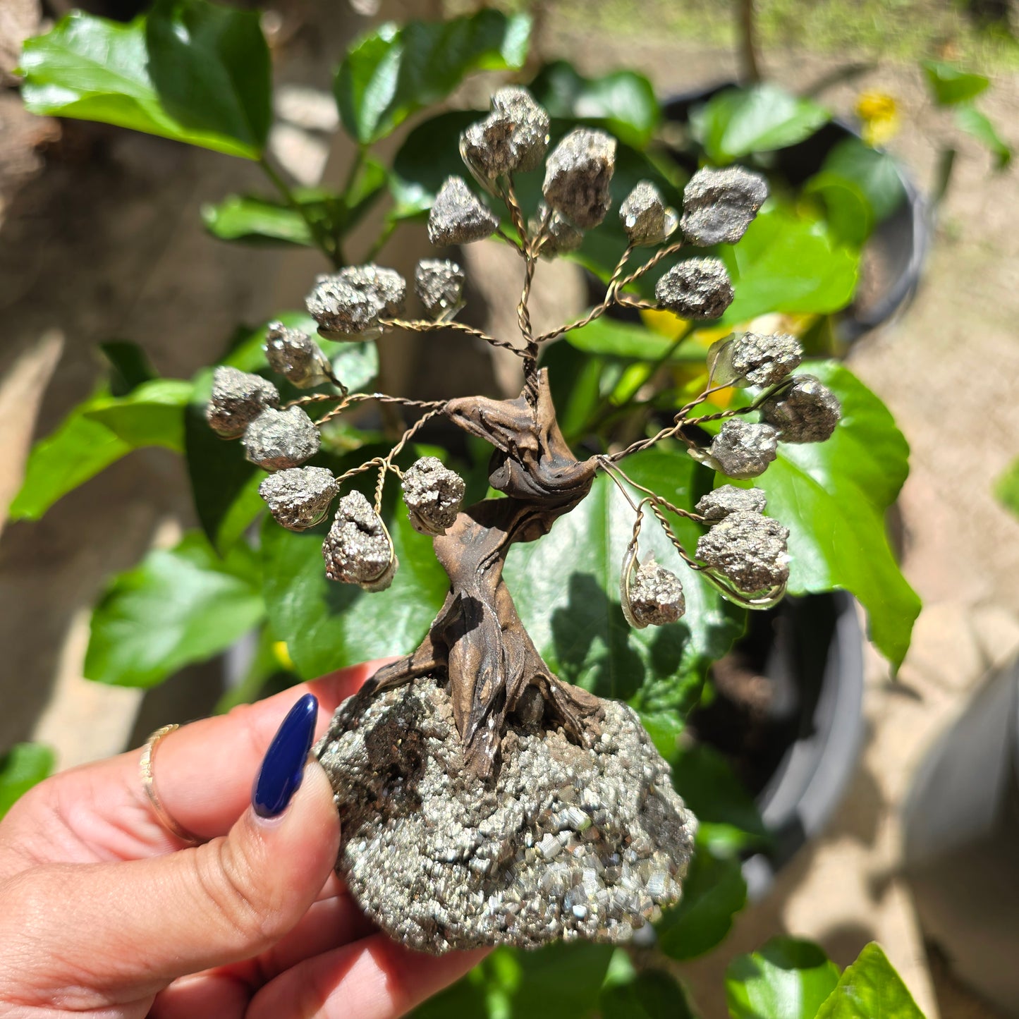 Pyrite Gemstone Tree