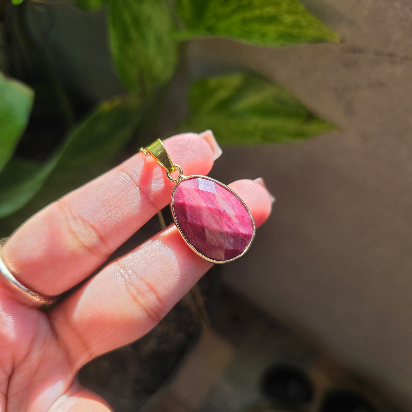 Oval Mookaite Pendant