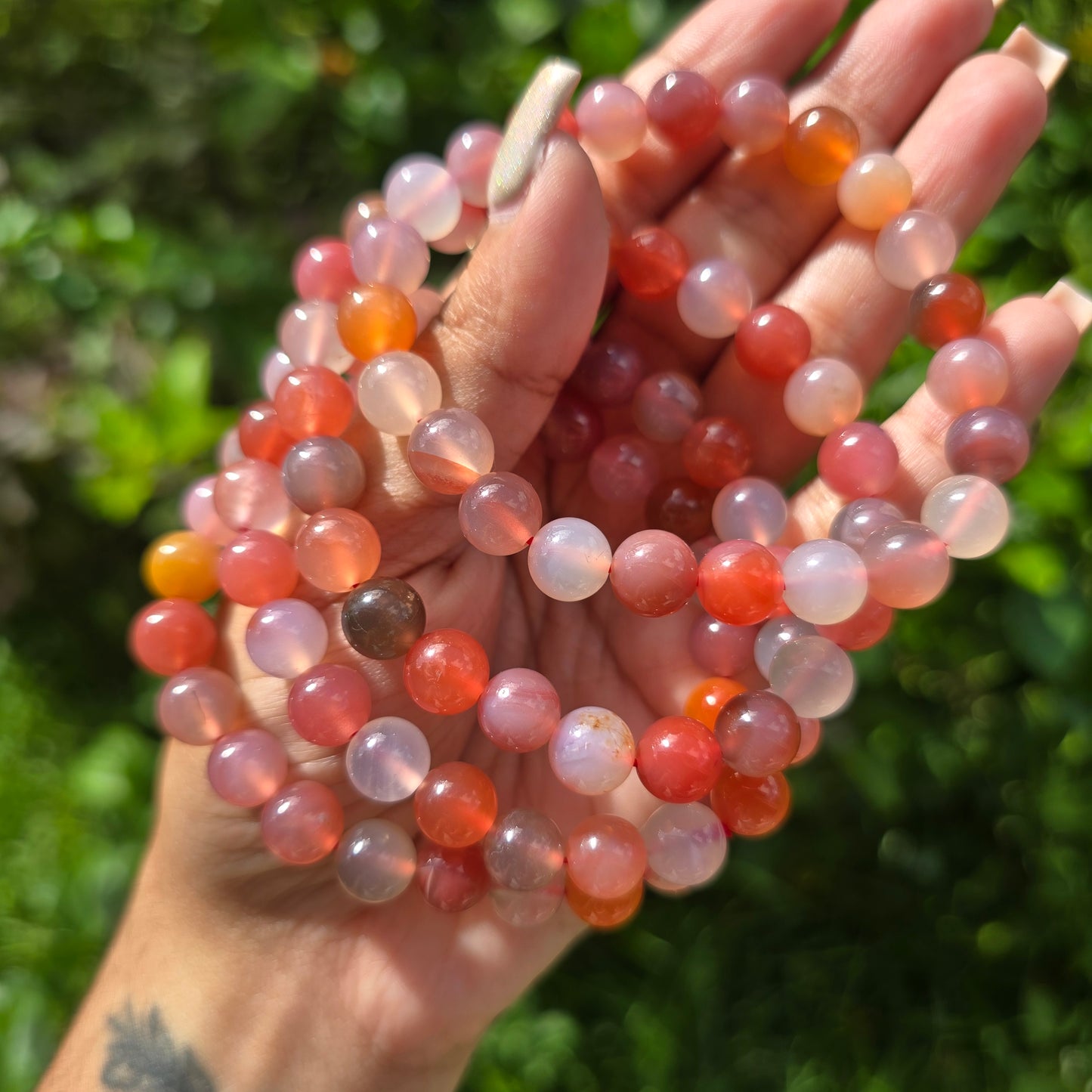Yuan Yuan Agate Gemstone Bracelet