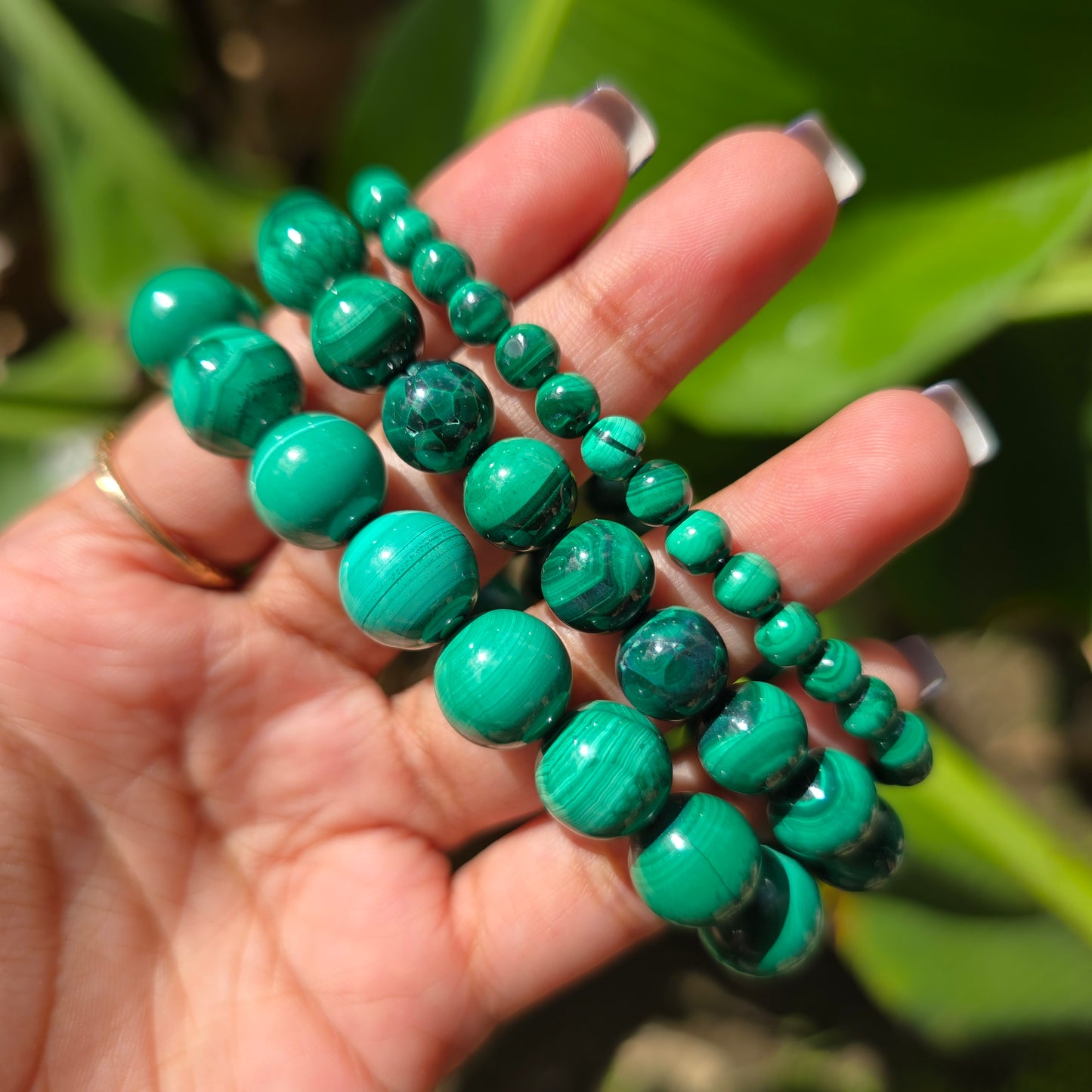 Malachite Gemstone Bracelet