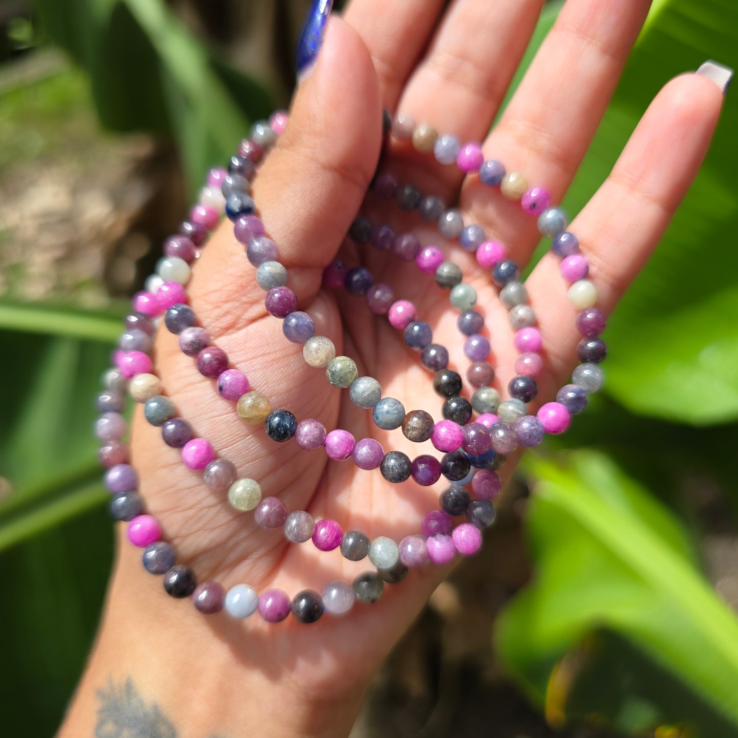 Mixed Sapphire Gemstone Bracelet