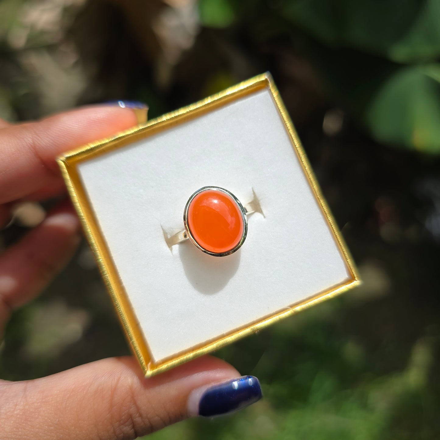 Carnelian Ring - Size 8