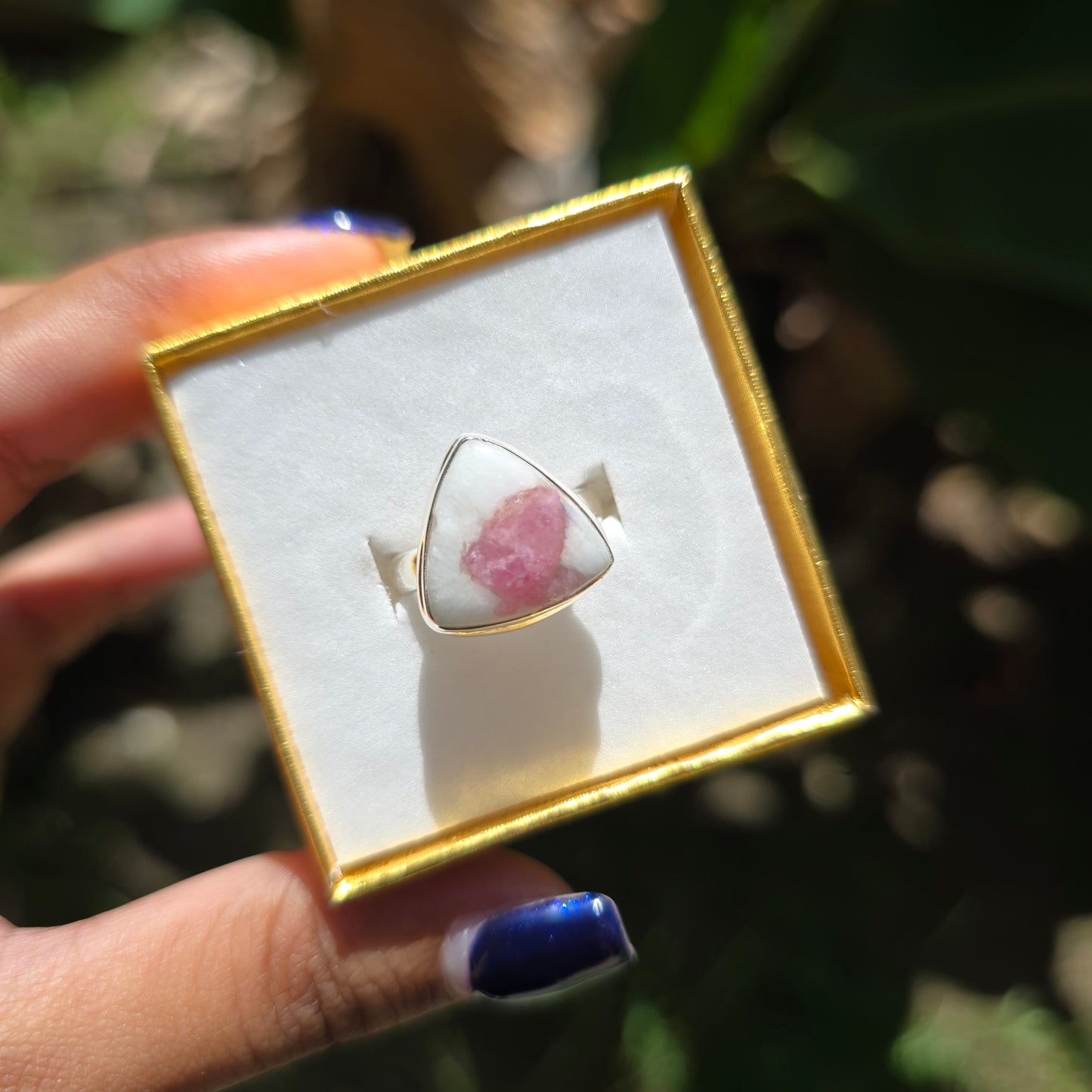 Pink Tourmaline  Ring - Size 6