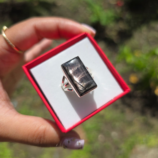 Hypersthene Ring - Size 9
